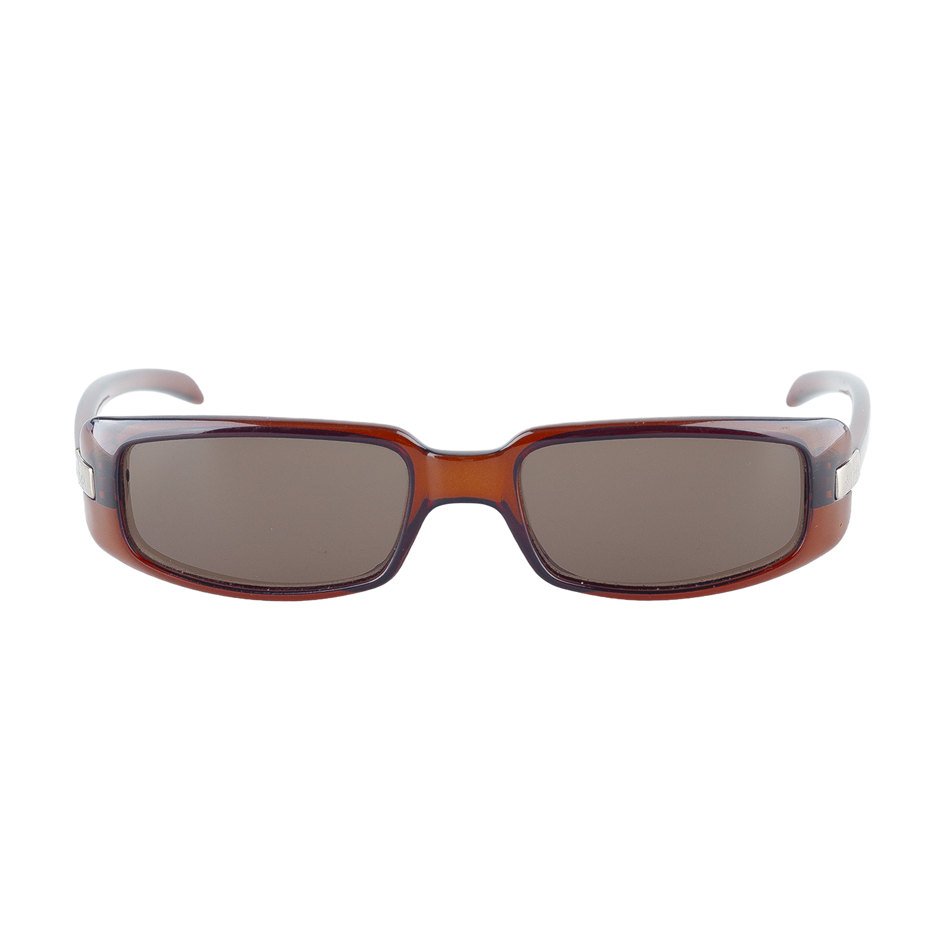 Gucci Gucci GG 1188 Brown Rectangle Vintage Sunglasses Size ONE SIZE - 3 Thumbnail