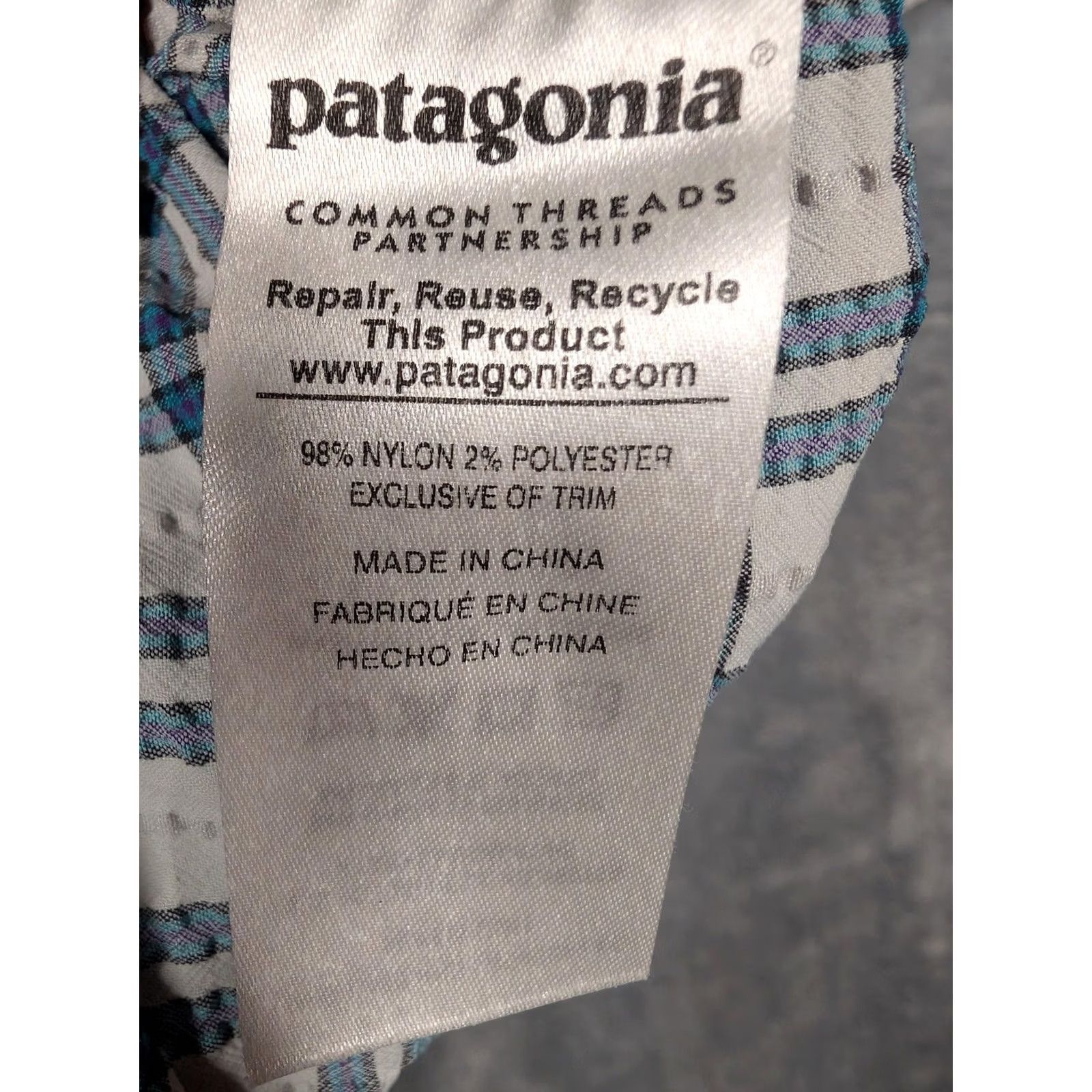 Patagonia Patagonia Shirt Mens M Blue Plaid Long Sleeve Snap Front Casual Shirt Size US M / EU 48-50 / 2 - 6 Thumbnail