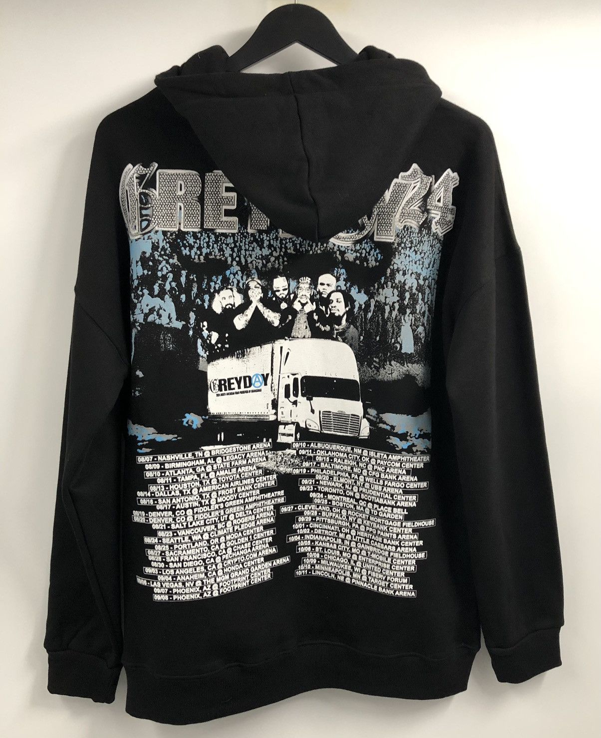 uicideboy$ Greyday 2024 G59 Black Hoodie Sweatshirt