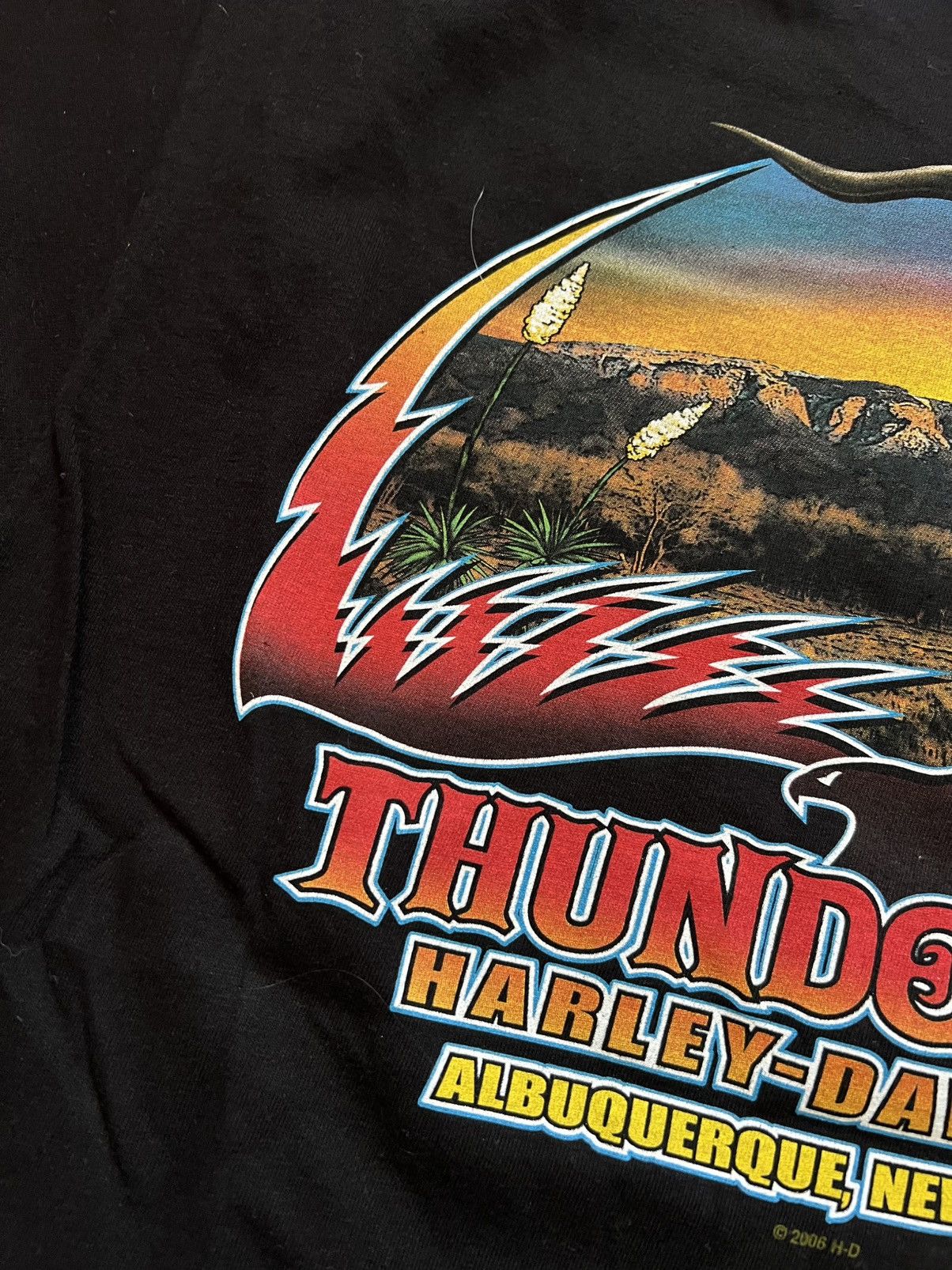 Harley Davidson VINTAGE HARLEY DAVIDSON THUNDERBIRD ALBUQUERQUE SHIRT M Size US M / EU 48-50 / 2 - 10 Thumbnail