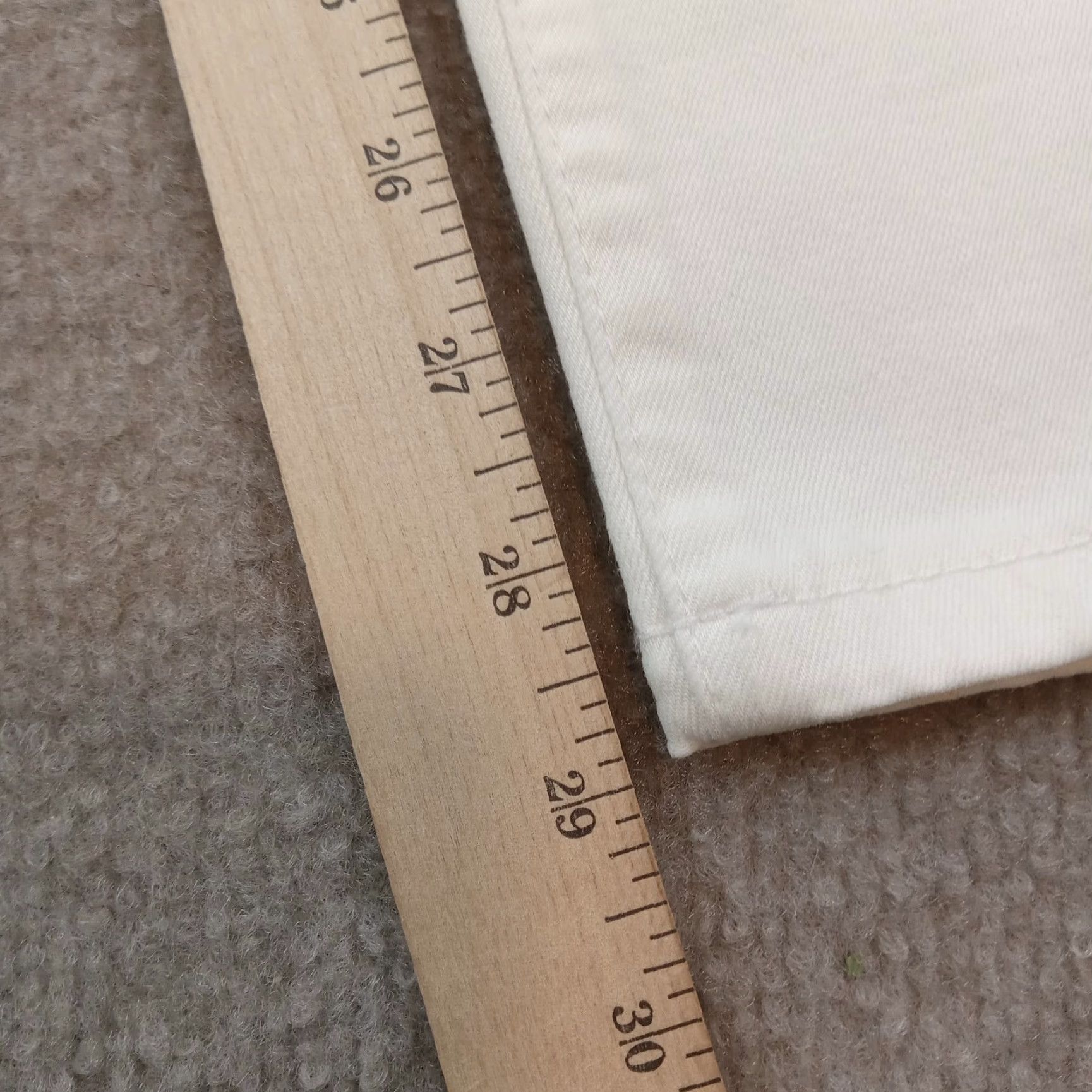 Vintage BLANKNYC Women's White Skinny Jeans Size 26 Stretch Denim Cotton Blend Size 26" / US 2 / IT 38 - 3 Thumbnail