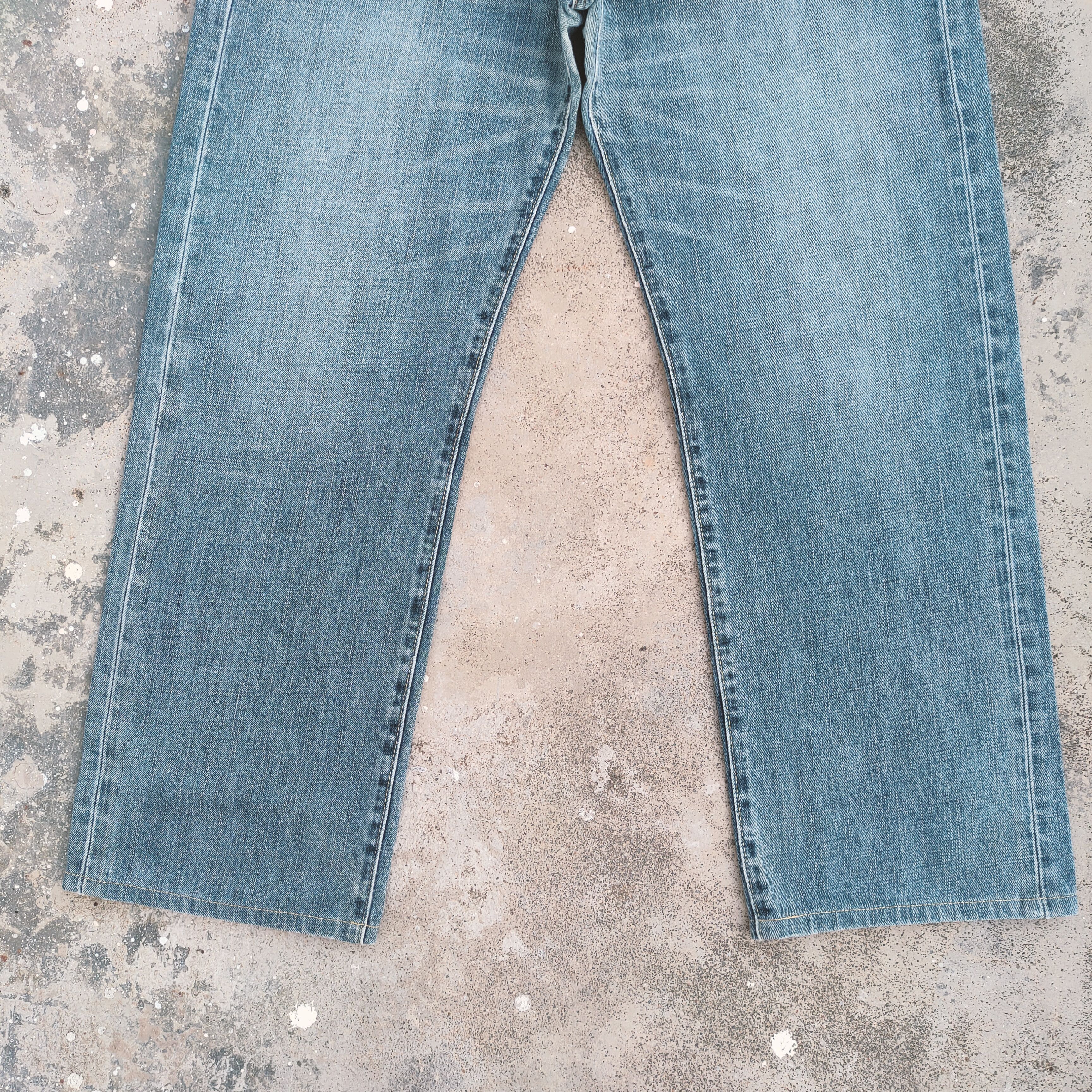 Japanese Brand VINTAGE JAPAN S-003 FADED JEANS DENIM PANTS Size US 36 / EU 52 - 3 Thumbnail