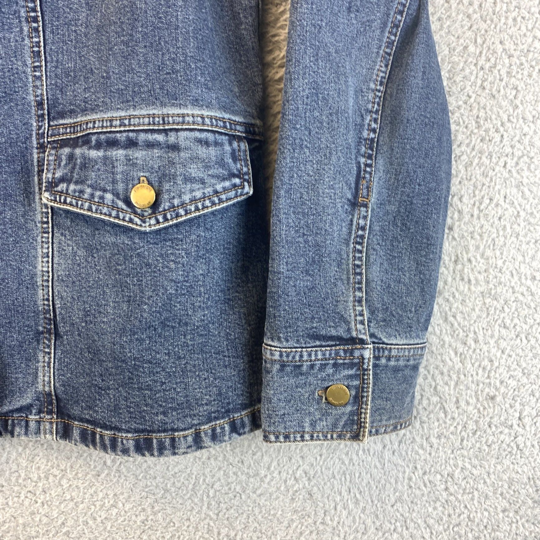 Jones New York VINTAGE Jones New York Jeans Jacket Women Medium Blue Long Sleeve Denim Coat Women's Clothing Size M / US 6-8 / IT 42-44 - 2 Thumbnail
