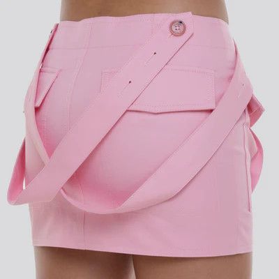 Off-White o1y1225 Mini Skirt in Pink Size 27" / US 4 / IT 40 - 3 Thumbnail