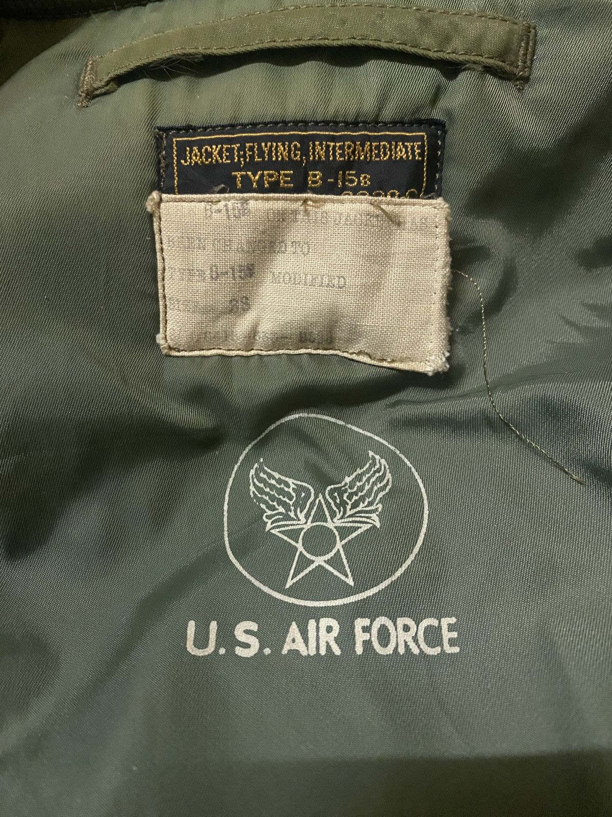 Buzz Rickson's Buzz Rickson’s US Army B-15B Olive Flight Bomber Jacket Size US M / EU 48-50 / 2 - 10 Thumbnail