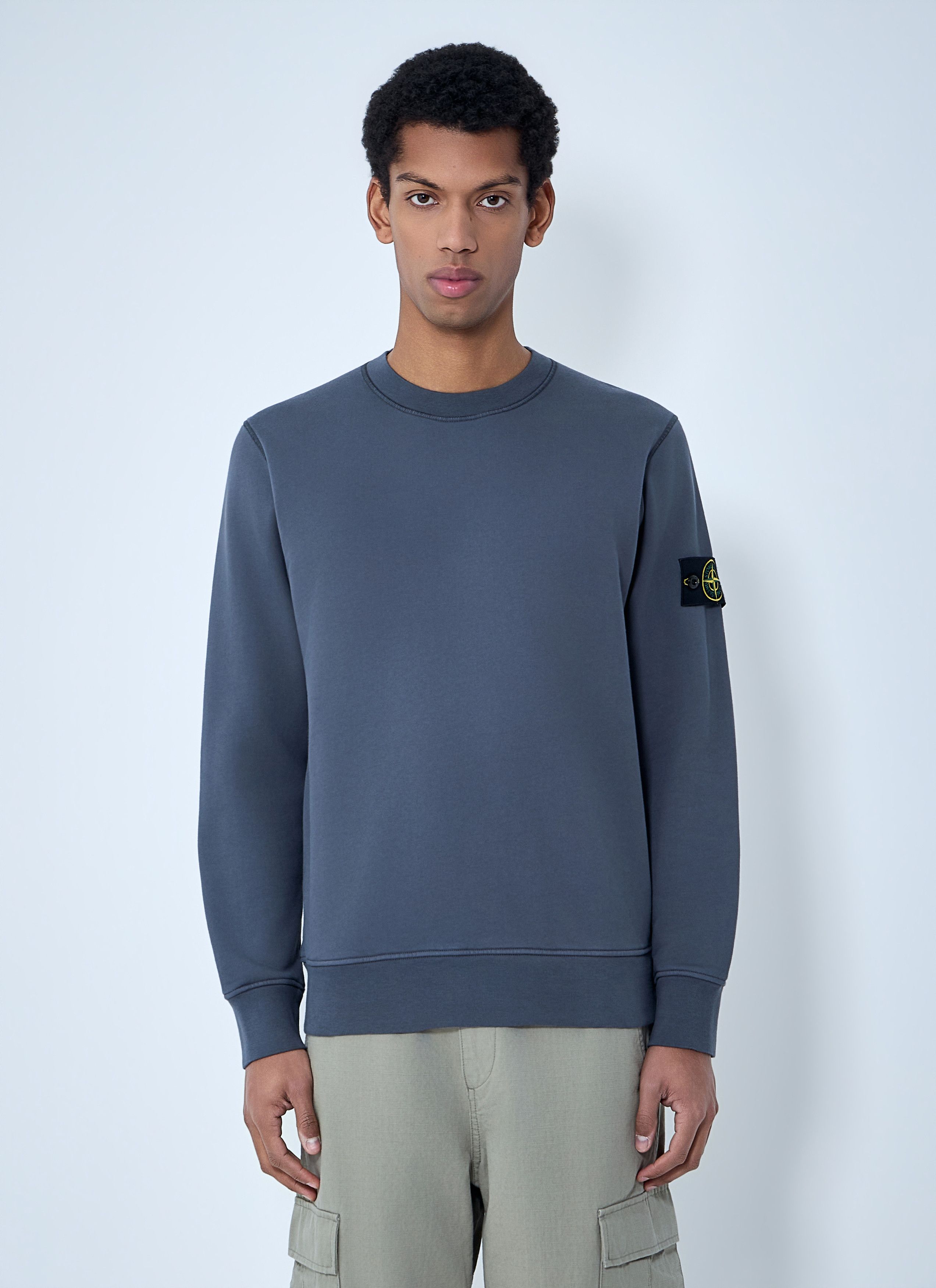 Stone Island Logo Patch Sweatshirt Size US L / EU 52-54 / 3 - 1 Thumbnail