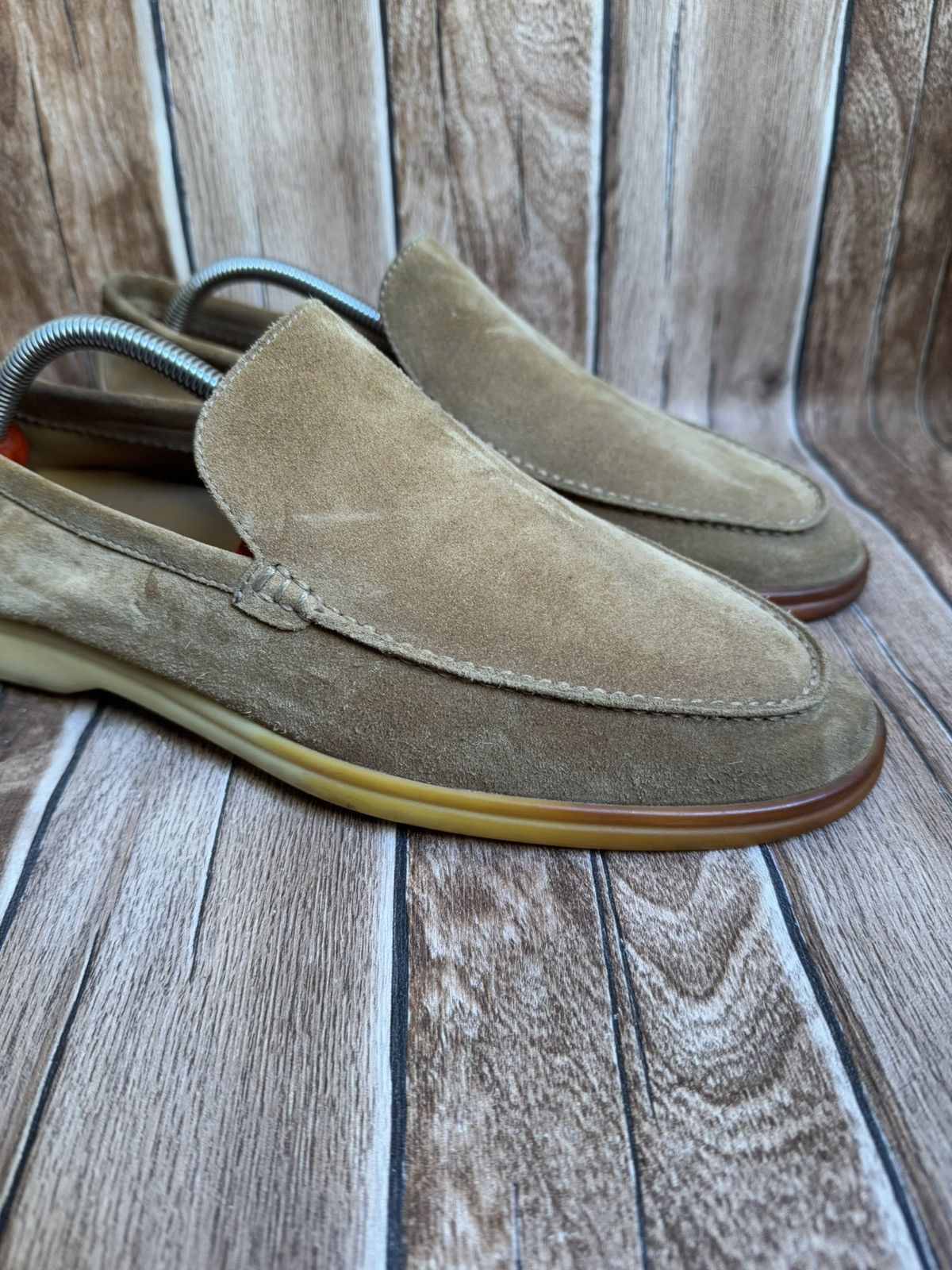 Loro Piana Summer walk suede loafers Size US 9.5 / EU 42-43 - 3 Thumbnail