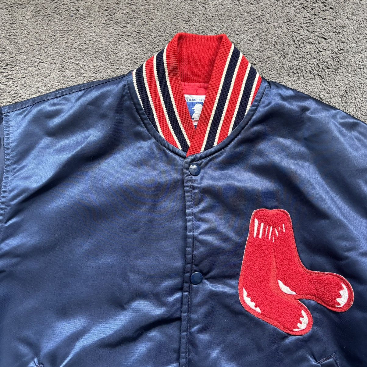 Starter 80s Boston Red Sox Nylon Satin Bomber Jacket Baseball MLB Size US M / EU 48-50 / 2 - 2 Thumbnail