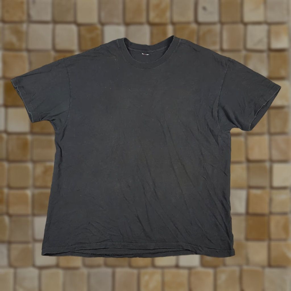 Vintage VINTAGE 90s Black Boxy Grunge Tee Men's XL T-Shirt Size XL Band T Shirt Short Sleeve Crew Neck Cotton Size US XL / EU 56 / 4 - 1 Thumbnail