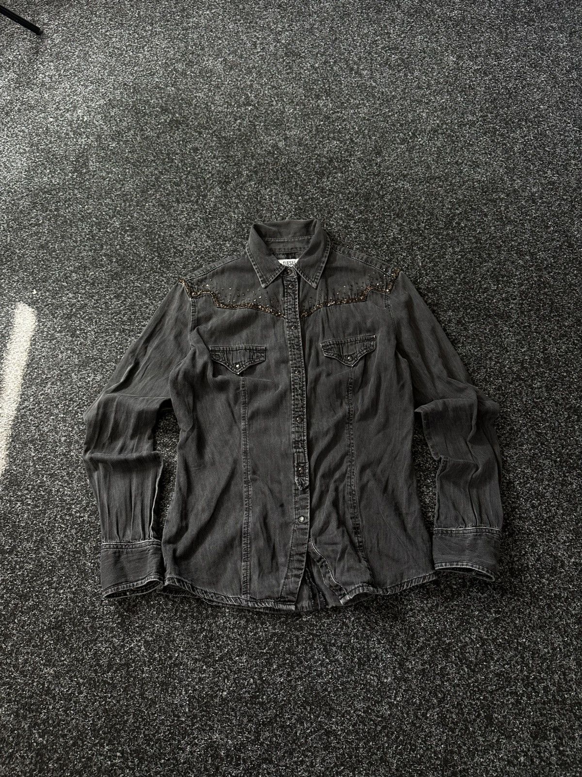 Diesel × If Six Was Nine × Vintage 🚨VNTG Diesel Avant-garde MOHAIR Shirt very rare Streetwear Size M / US 6-8 / IT 42-44 - 1 Thumbnail