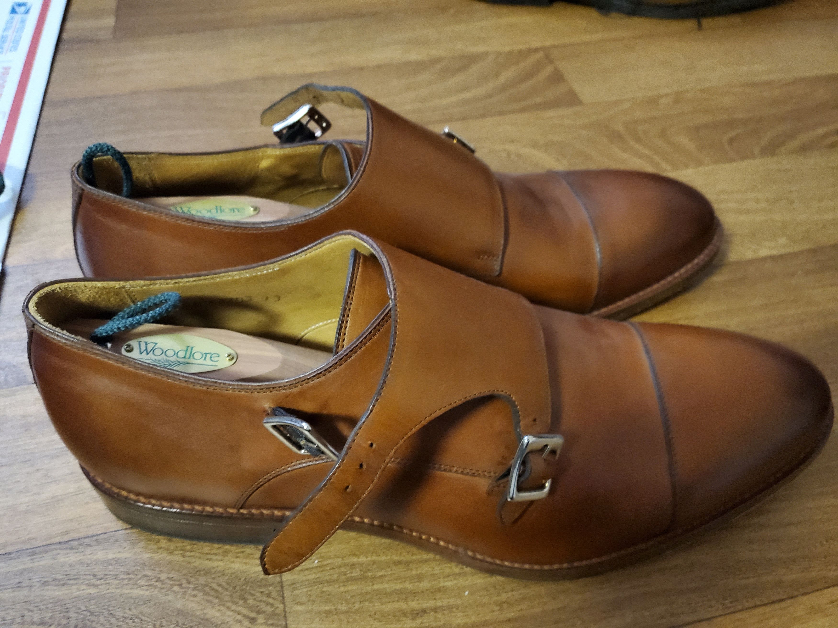 beckett simonon Monk Straps Light Brown