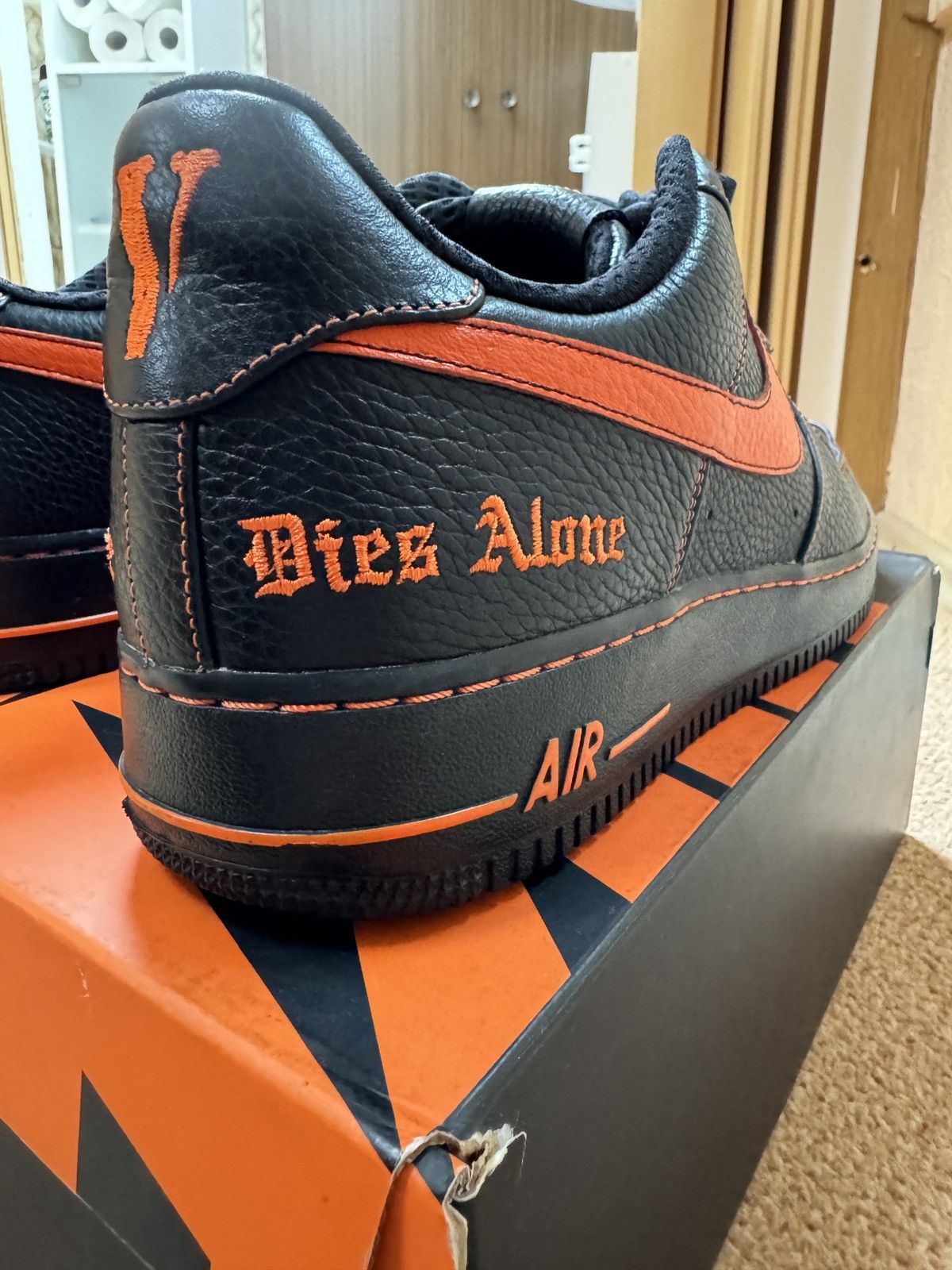 A$AP Rocky × Nike × Vlone Nike Vlone Air Force 1 | US13/EU47.5 Size US 13 / EU 46 - 10 Thumbnail