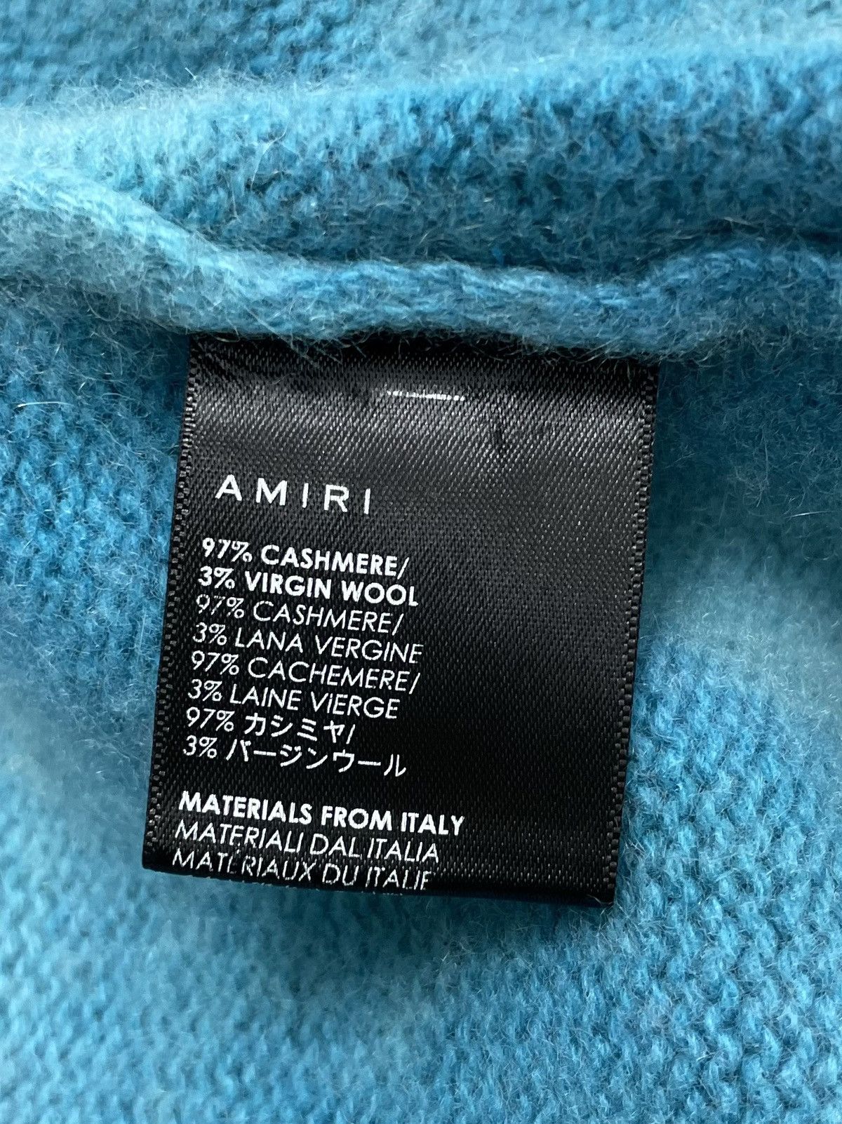 Amiri AMIRI Oversized Tie-Dye / Rainbow Cashmere Cardigan - Size S Size S / US 4 / IT 40 - 13 Thumbnail