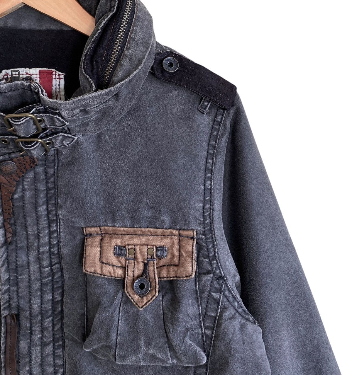 Japanese Brand Rare Design Vintage Tough Jeansmith Tactical Jacket 2000s Size US M / EU 48-50 / 2 - 7 Thumbnail