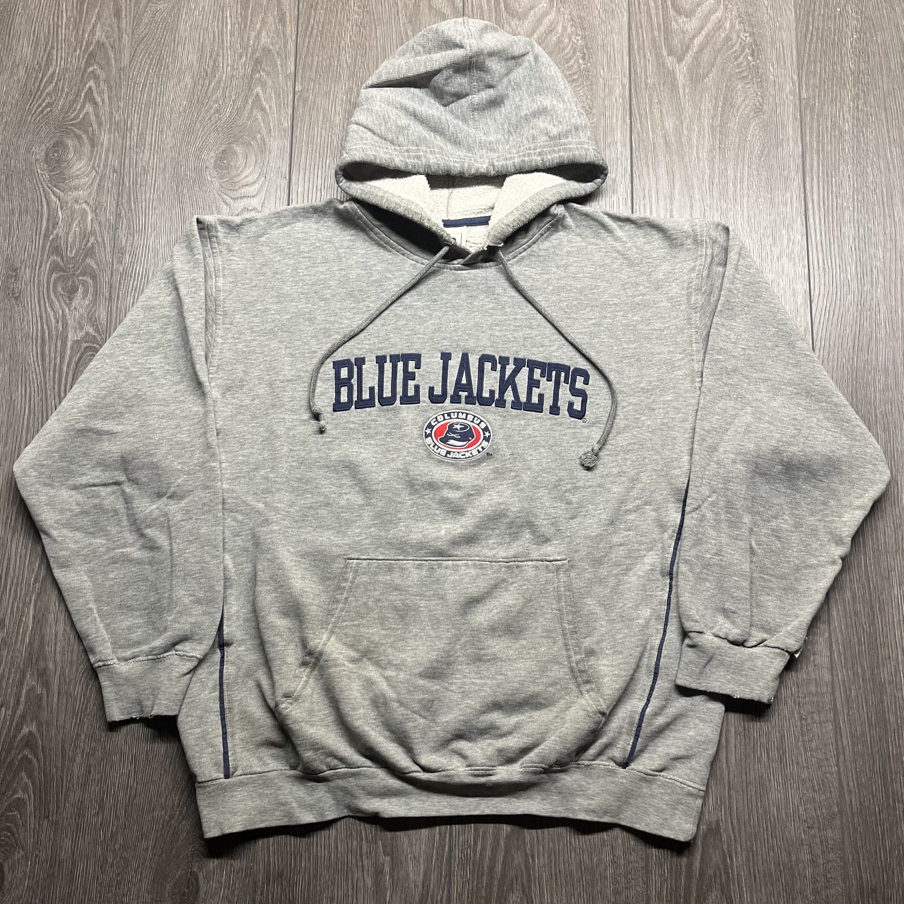 Lee × NHL × Vintage Vintage Columbus Blue Jackets 1990s NHL Hoodie Size US L / EU 52-54 / 3 - 1 Thumbnail
