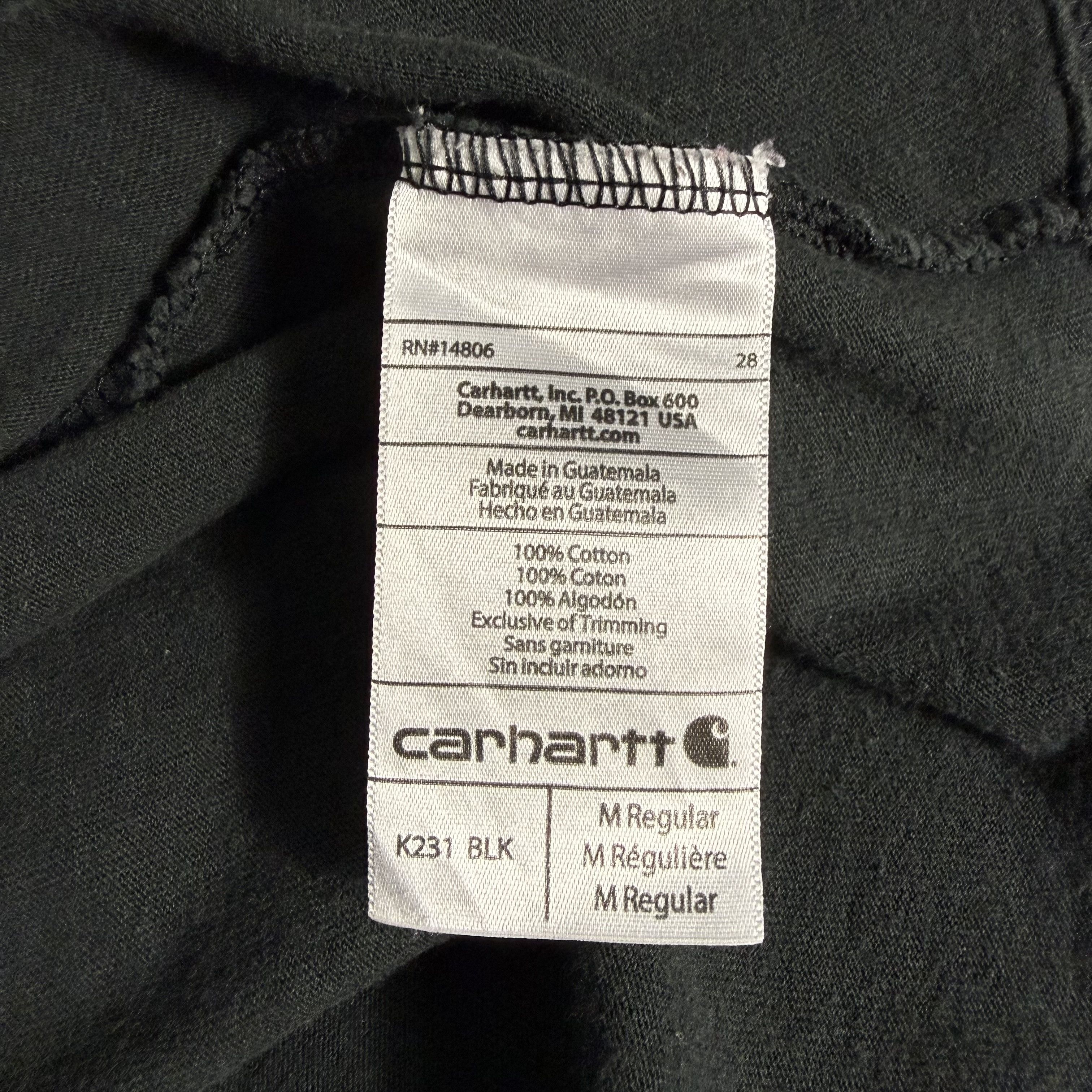 Carhartt 🔥RARE🔥Vtg Carhartt Streetwear Spellout L/Sleeve T-shirt Size US M / EU 48-50 / 2 - 5 Thumbnail