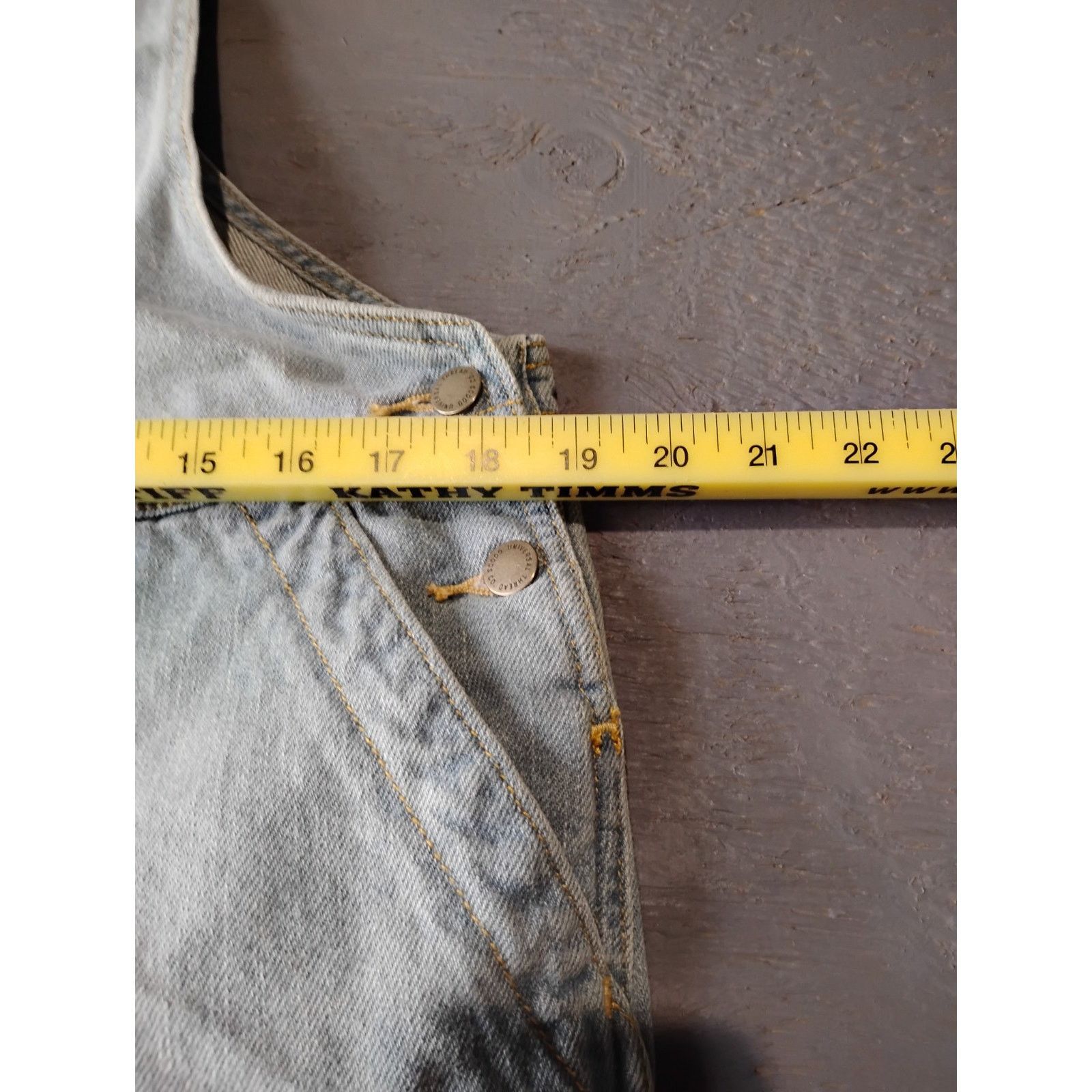 Other Universal Thread Good Co. (10) Button Custom Cut Coveralls Size 32" / US 10 / IT 46 - 7 Thumbnail