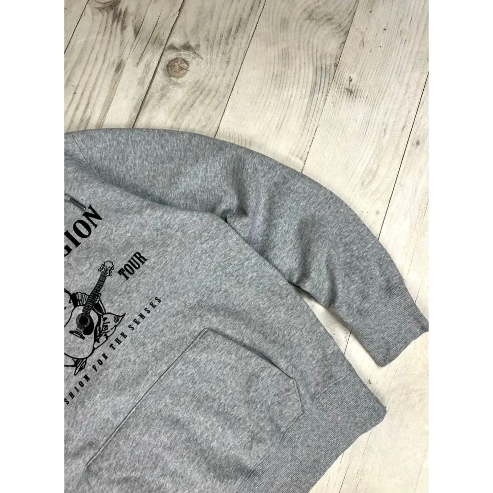 True Religion True Religion METALLIC BUDDHA FLEECE HOODIE Men M Gray Size US M / EU 48-50 / 2 - 5 Thumbnail