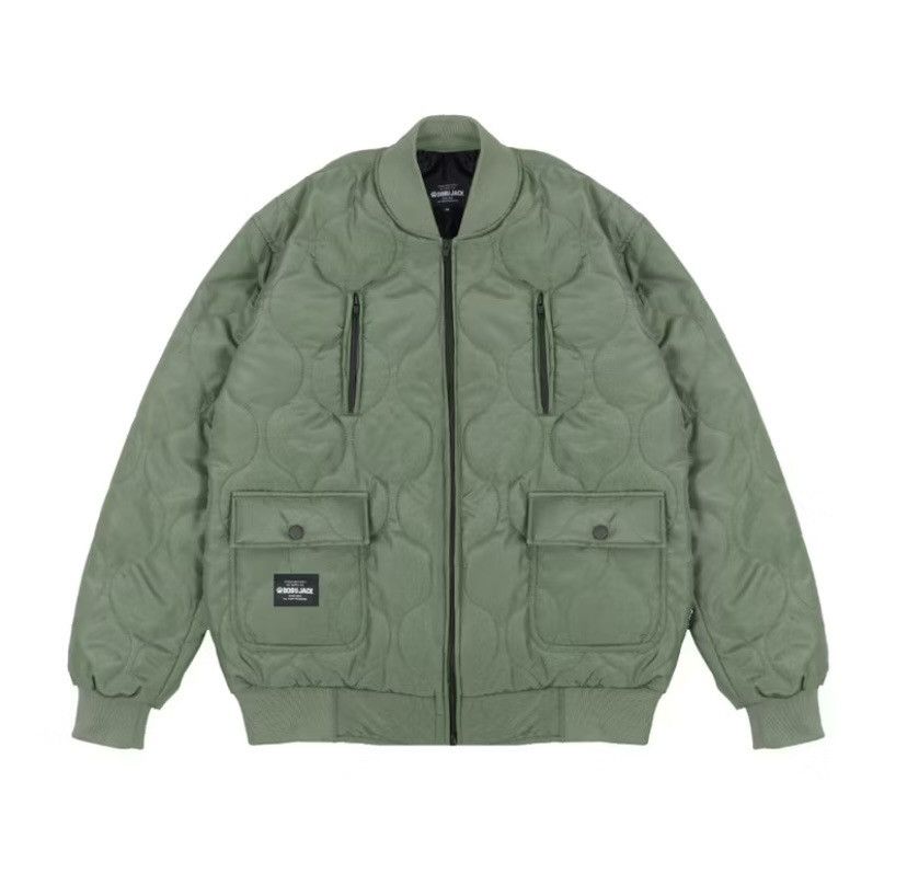 Other Bomber jacket quilting Dobby olive streetwear Size US M / EU 48-50 / 2 - 1 Thumbnail