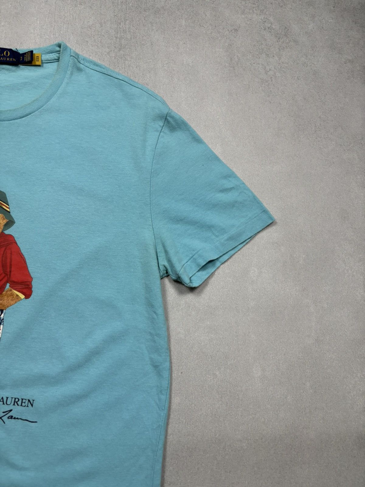Polo Ralph Lauren Polo Ralph Lauren Beach Bear Graphic Tee Blue Size S Classic Size US S / EU 44-46 / 1 - 2 Thumbnail