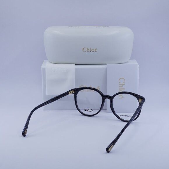 Chloe 🕶️ New Chloe CH0006O 006 Eyeglasses - Blue Frame 52mm Size ONE SIZE - 10 Thumbnail