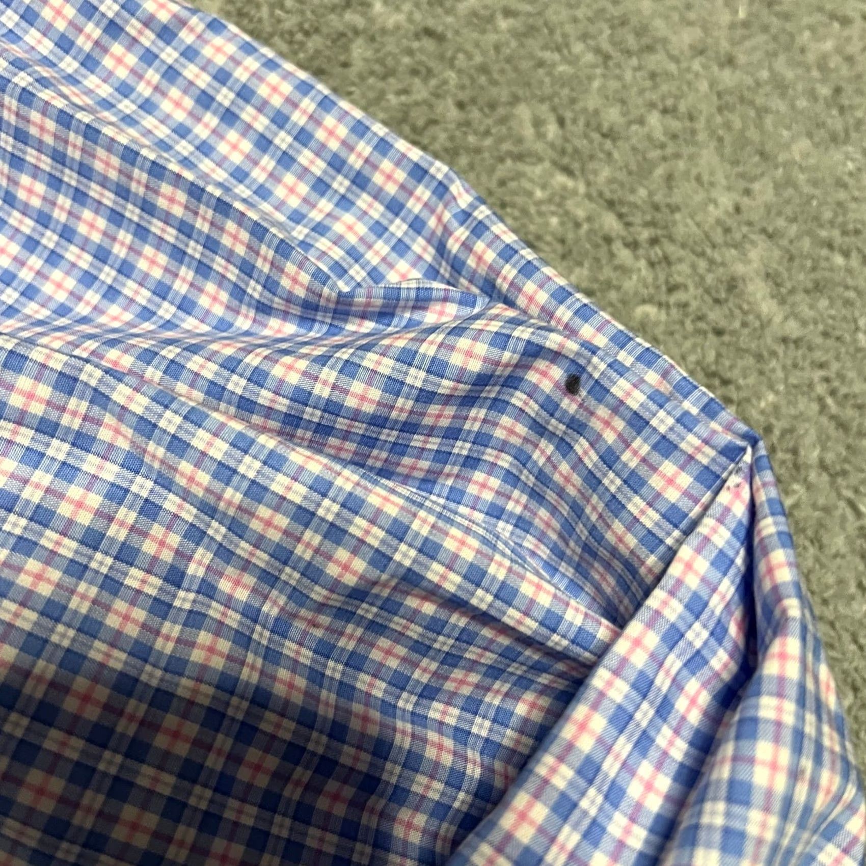 Ralph Lauren Lauren Ralph Lauren Shirt Mens 17.5 36/37 Black Label Plaid Button oeko-tek Blue Regular Long Sleeve Mens Size US XXL / EU 58 / 5 - 3 Thumbnail