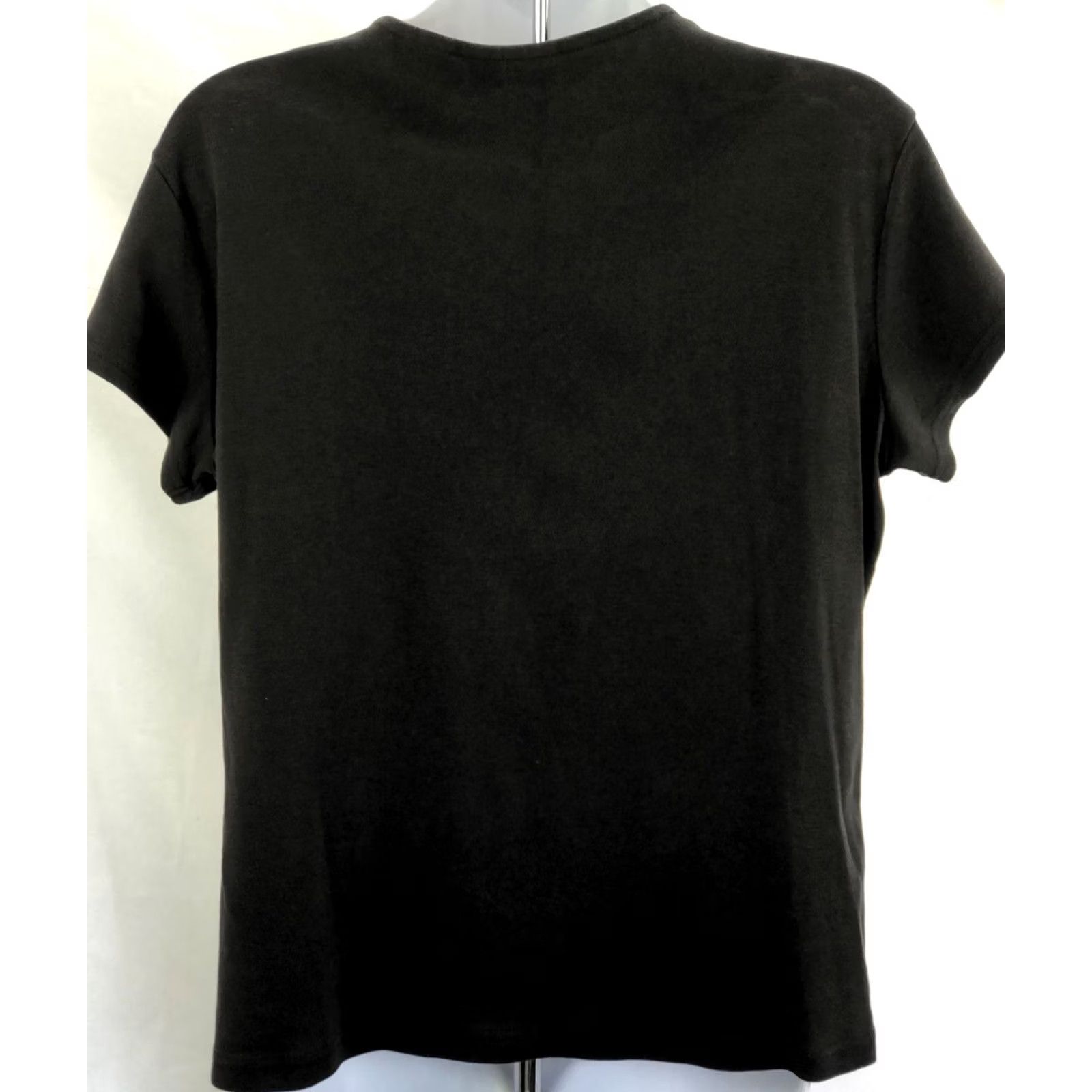 Vintage VINTAGE White Stag Top Shirt L Brown Embroidered V-Neck Short Sleeve 2000s Y2K Boho Tribal Mens Women Girls Boys Size L / US 10 / IT 46 - 3 Thumbnail