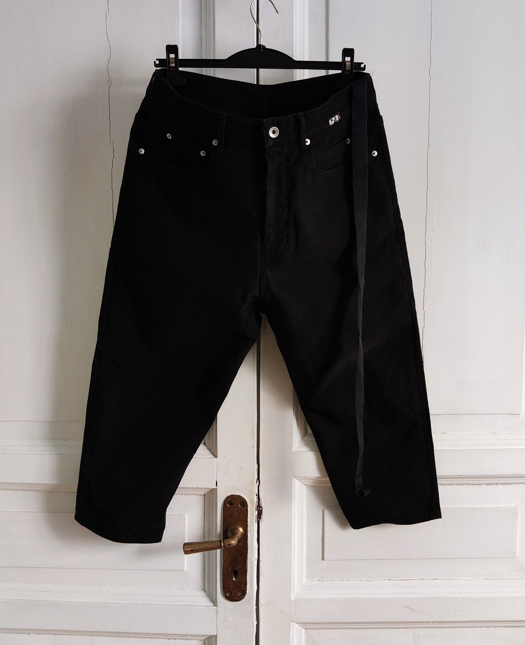 Rick Owens Drkshdw Canvas collapse cropped Size US 31 - 3 Thumbnail