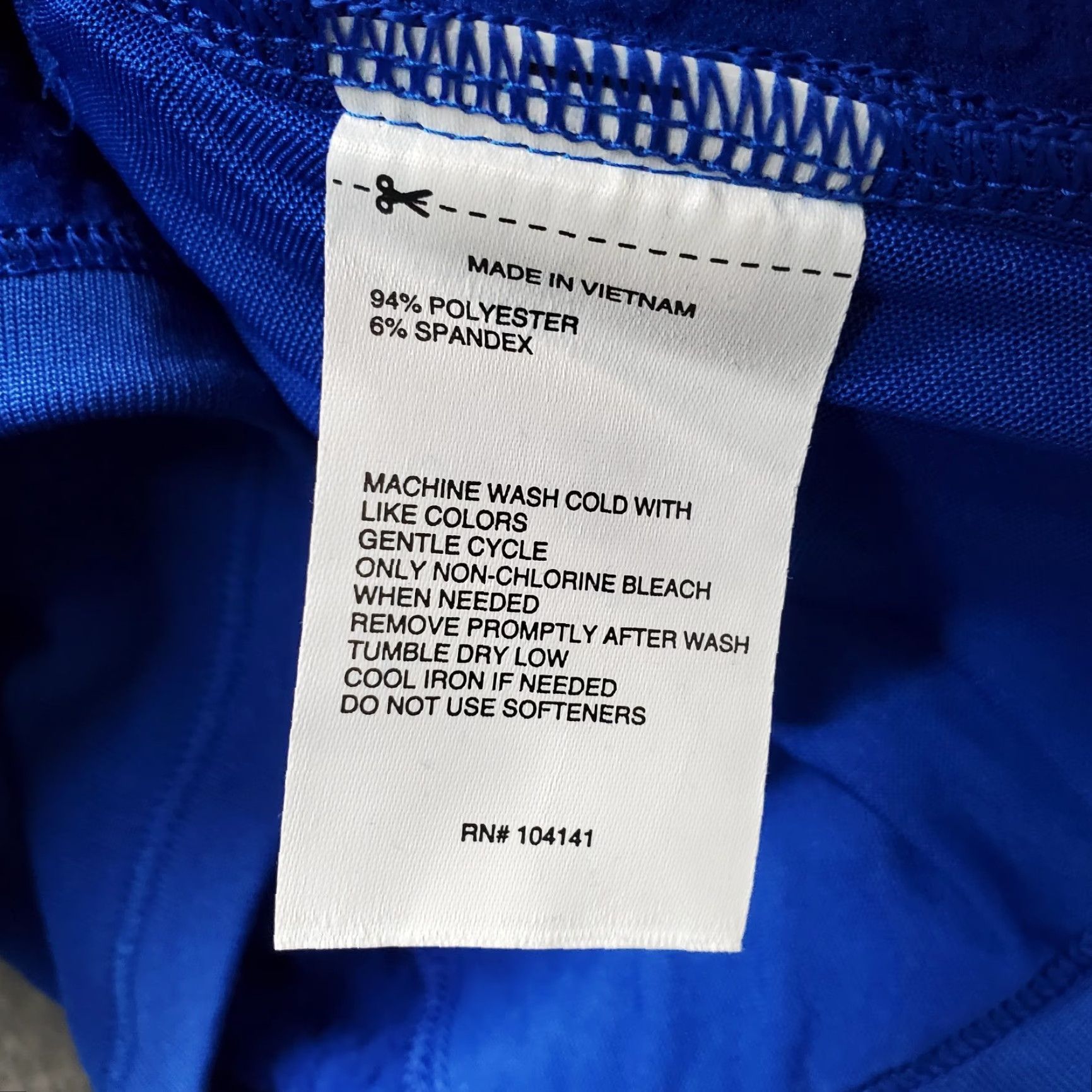 Vintage DSG Activewear Top Women Blue L Womens Size L 1/4 Zip Thumb Hole Raglan Sleeve Mock Neck Pockets Casual Outdoor” Size L / US 10 / IT 46 - 6 Thumbnail