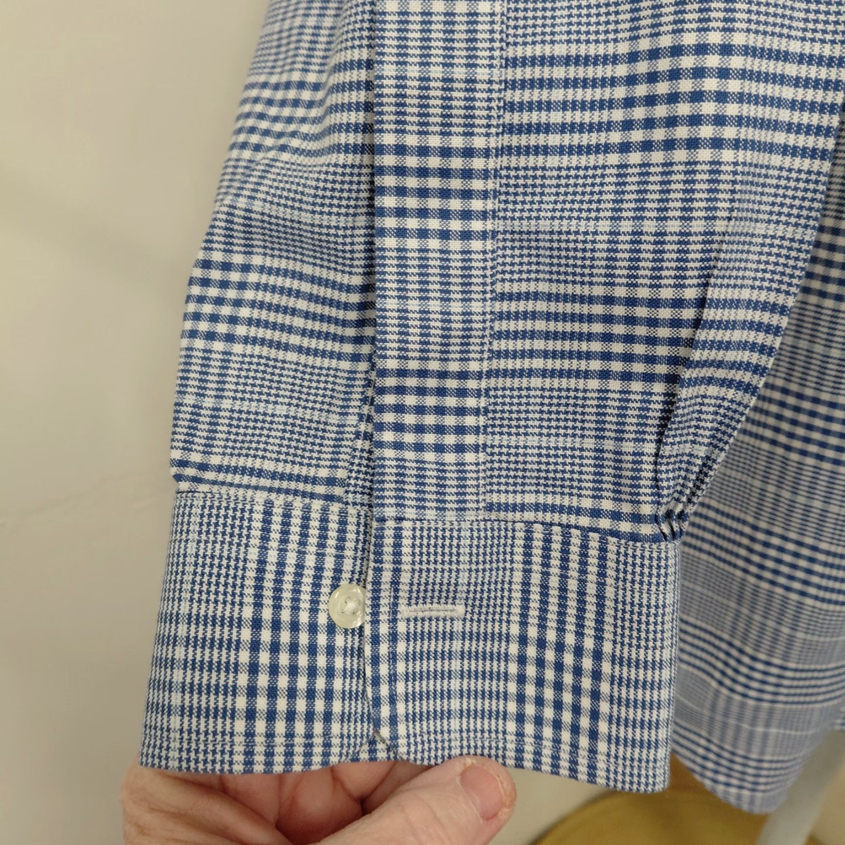 Brooks Brothers VINTAGE Brooks Brothers Madison Shirt Mens 17.5-35 Blue Glen Check Long Sl Oxford Shirt? Size US XXL / EU 58 / 5 - 5 Thumbnail