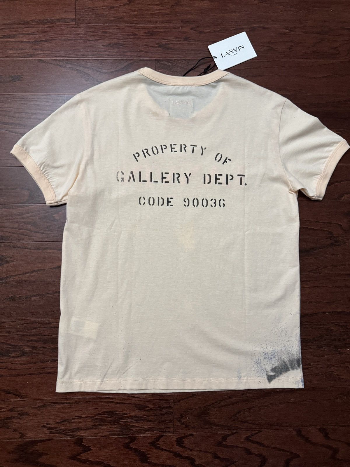 Gallery Dept. × Lanvin Lanvin x Gallery Dept. Paint Splatter T Shirt Size XL / US 12-14 / IT 48-50 - 3 Thumbnail