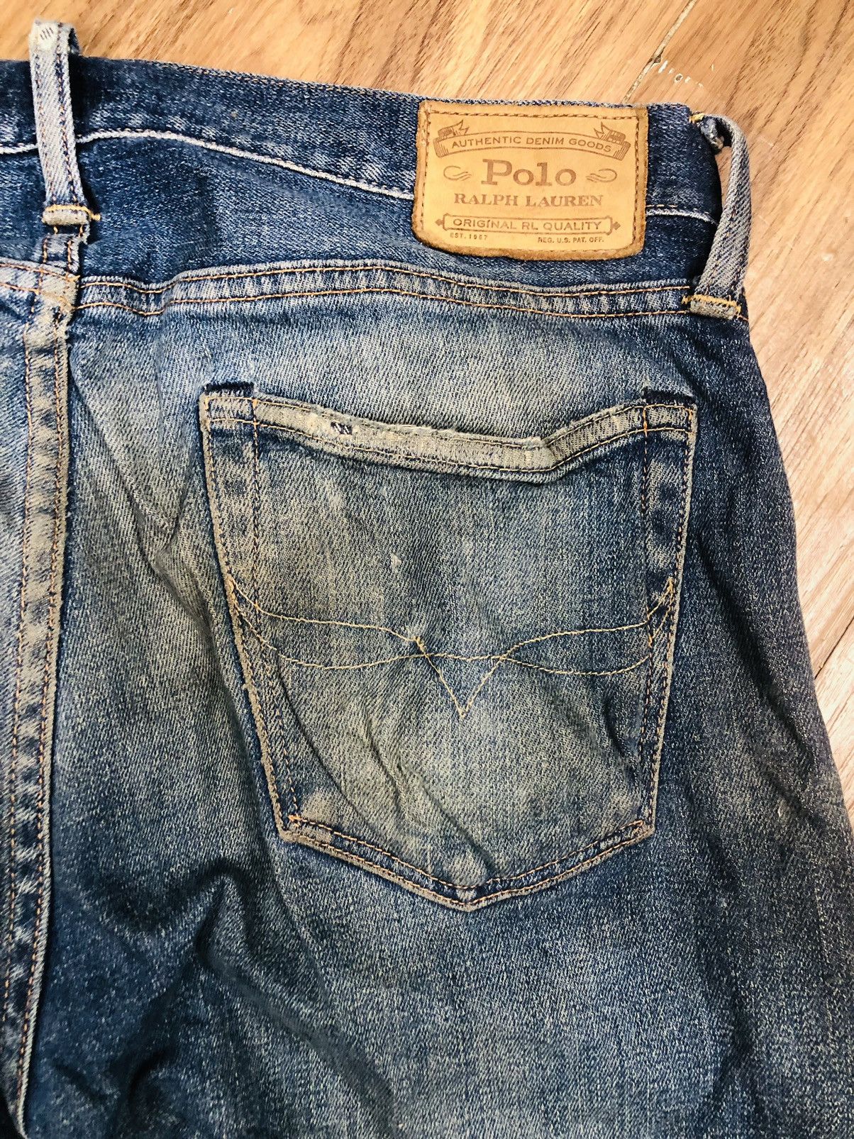 Polo Ralph Lauren Polo Ralph Lauren The Sullivan Slim Distressed Denim (37) Size US 30 / EU 46 - 24 Thumbnail