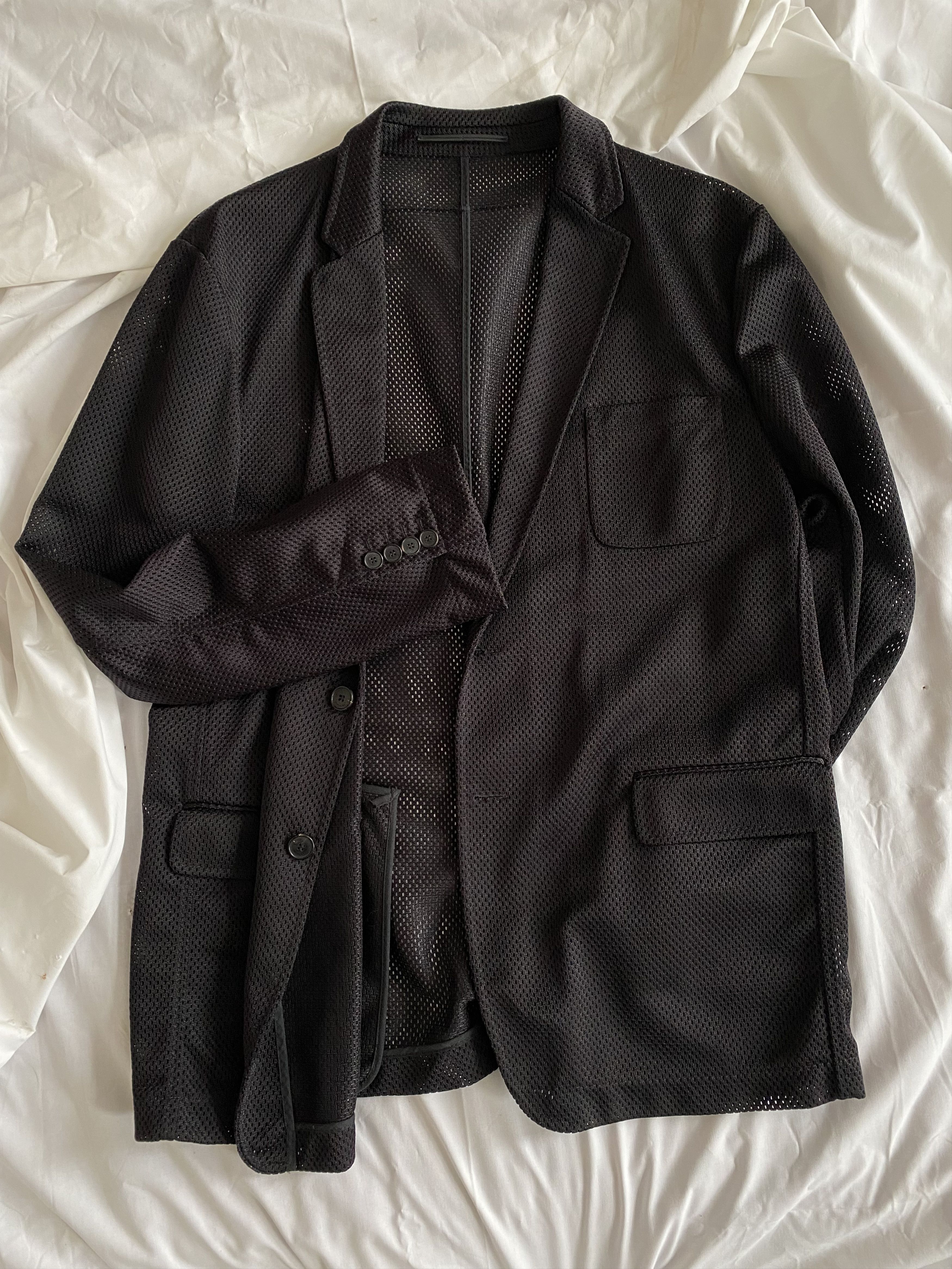 Givenchy SS17 Technical Mesh Tailored Blazer — Riccardo Tisci Era Size 54R - 1 Thumbnail