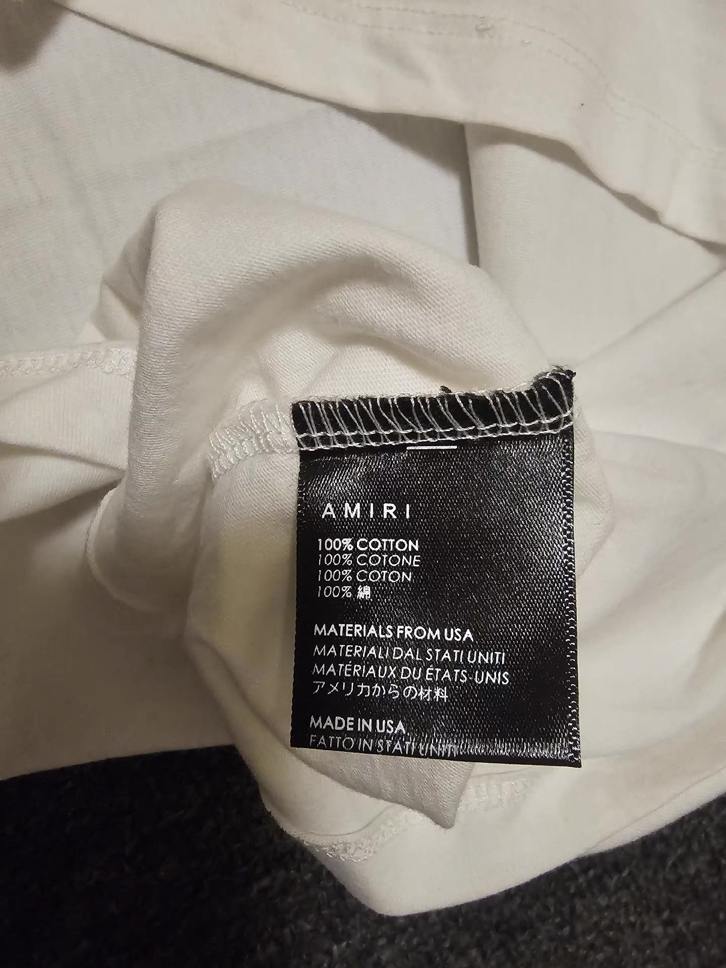 Amiri Amiri short-sleeve T-shirt Q4 Size US S / EU 44-46 / 1 - 5 Thumbnail
