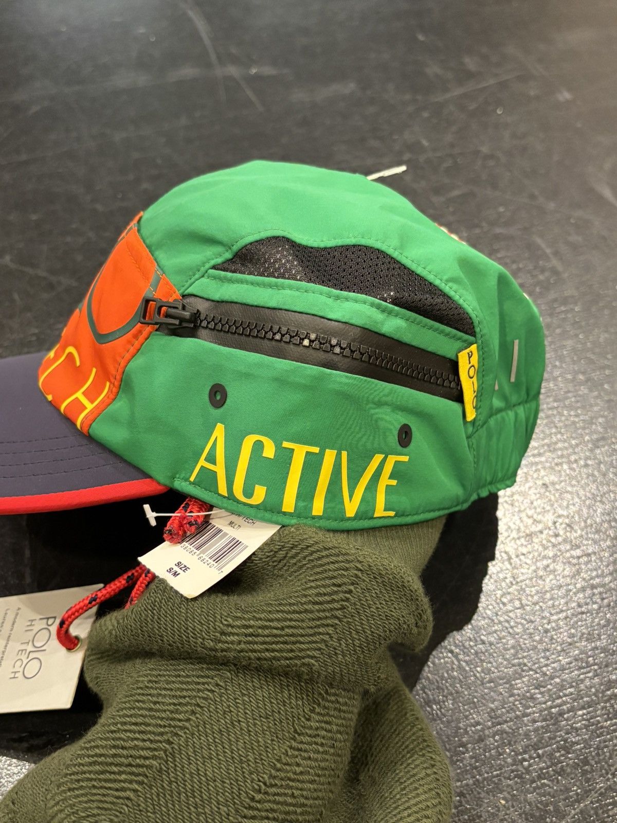 Polo Ralph Lauren Polo Ralph Lauren Hi Tech Side Pocket Flag Patch Hat Size ONE SIZE - 3 Thumbnail