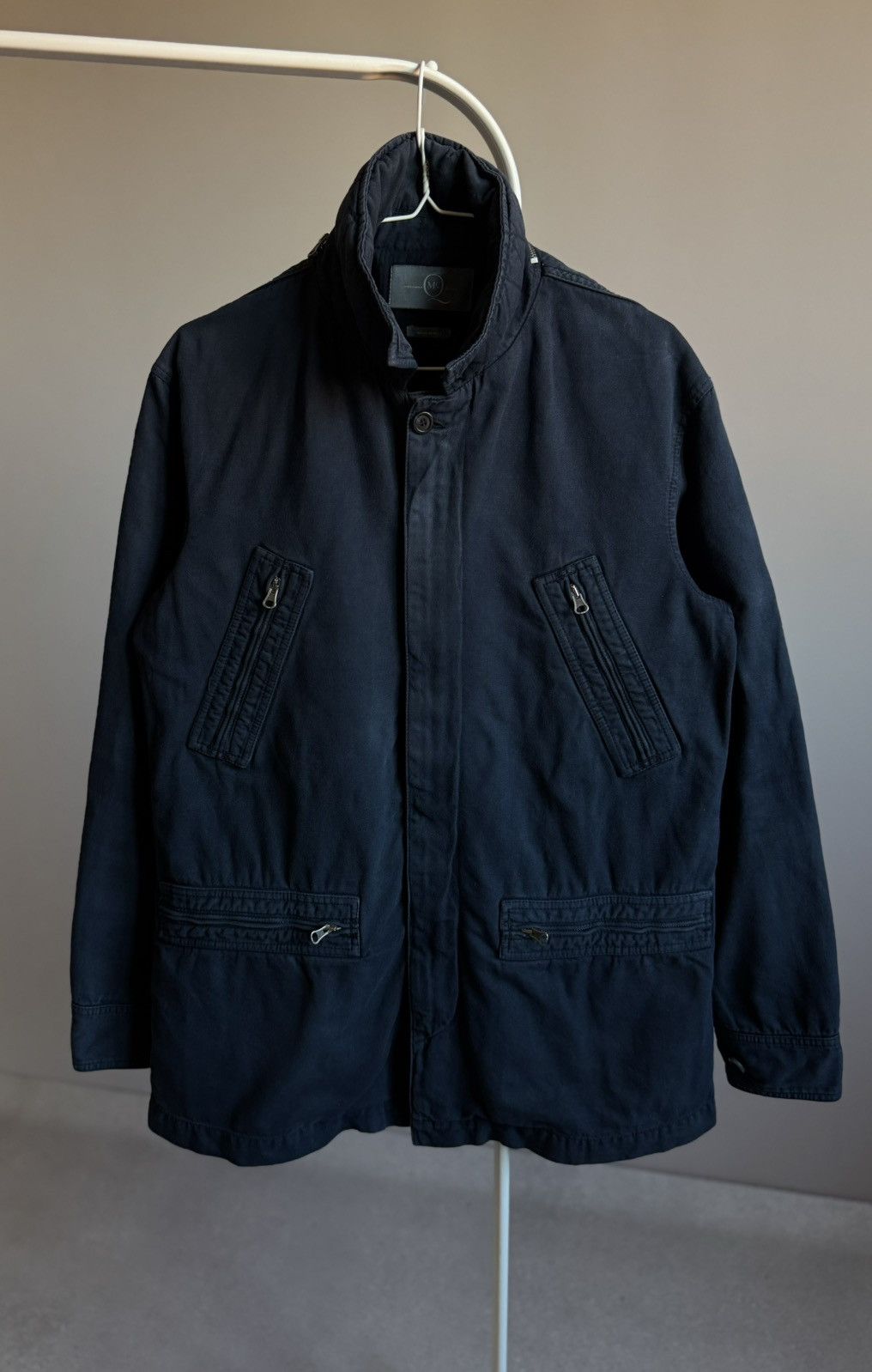Alexander McQueen Alexander McQueen Cotton Nylon Hood Faded Jacket Coat Size US M / EU 48-50 / 2 - 9 Thumbnail