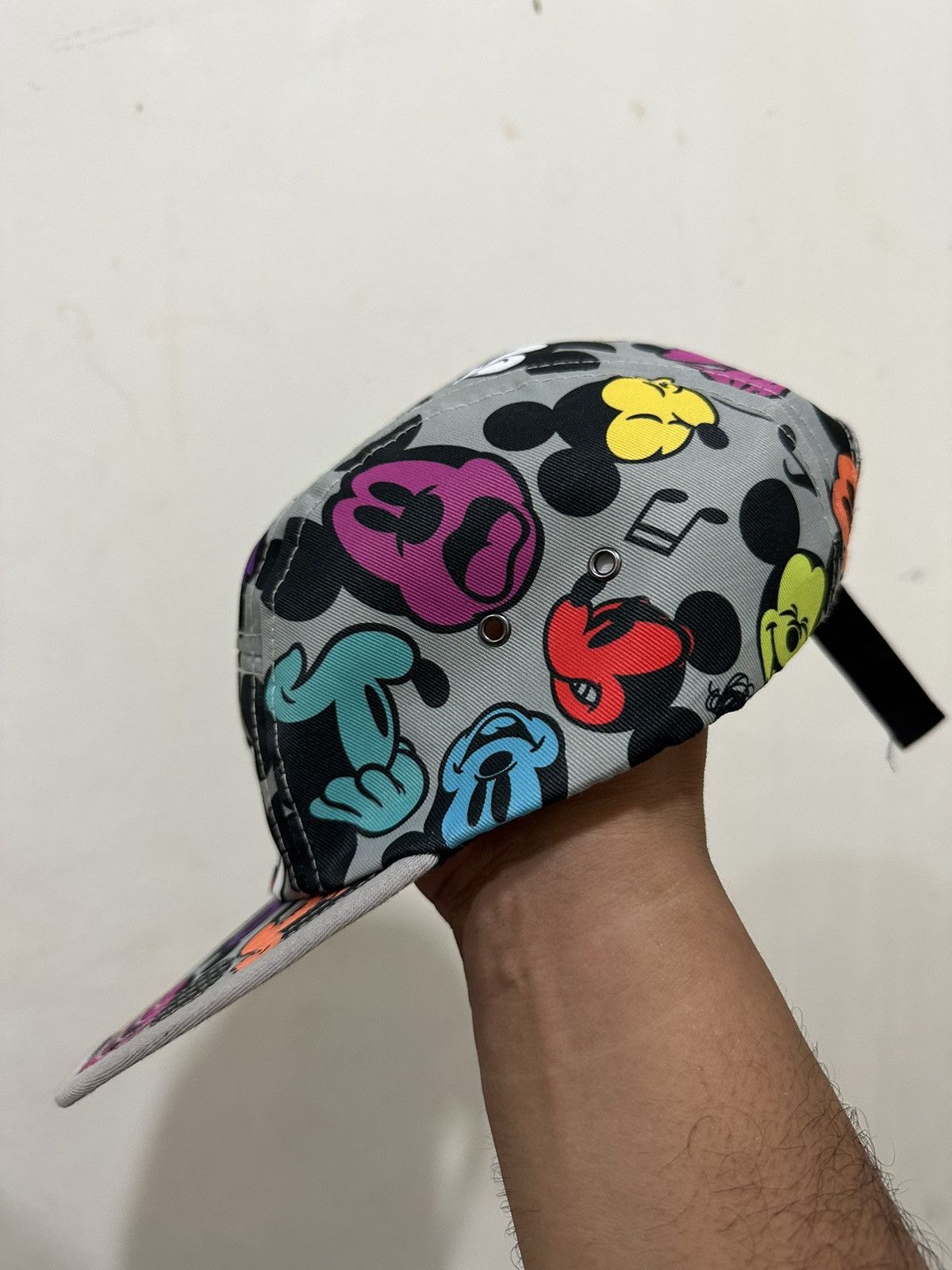 Mickey Mouse 🔥Rare🔥Mickey Mouse Full Printed Camp Hat Size ONE SIZE - 3 Thumbnail