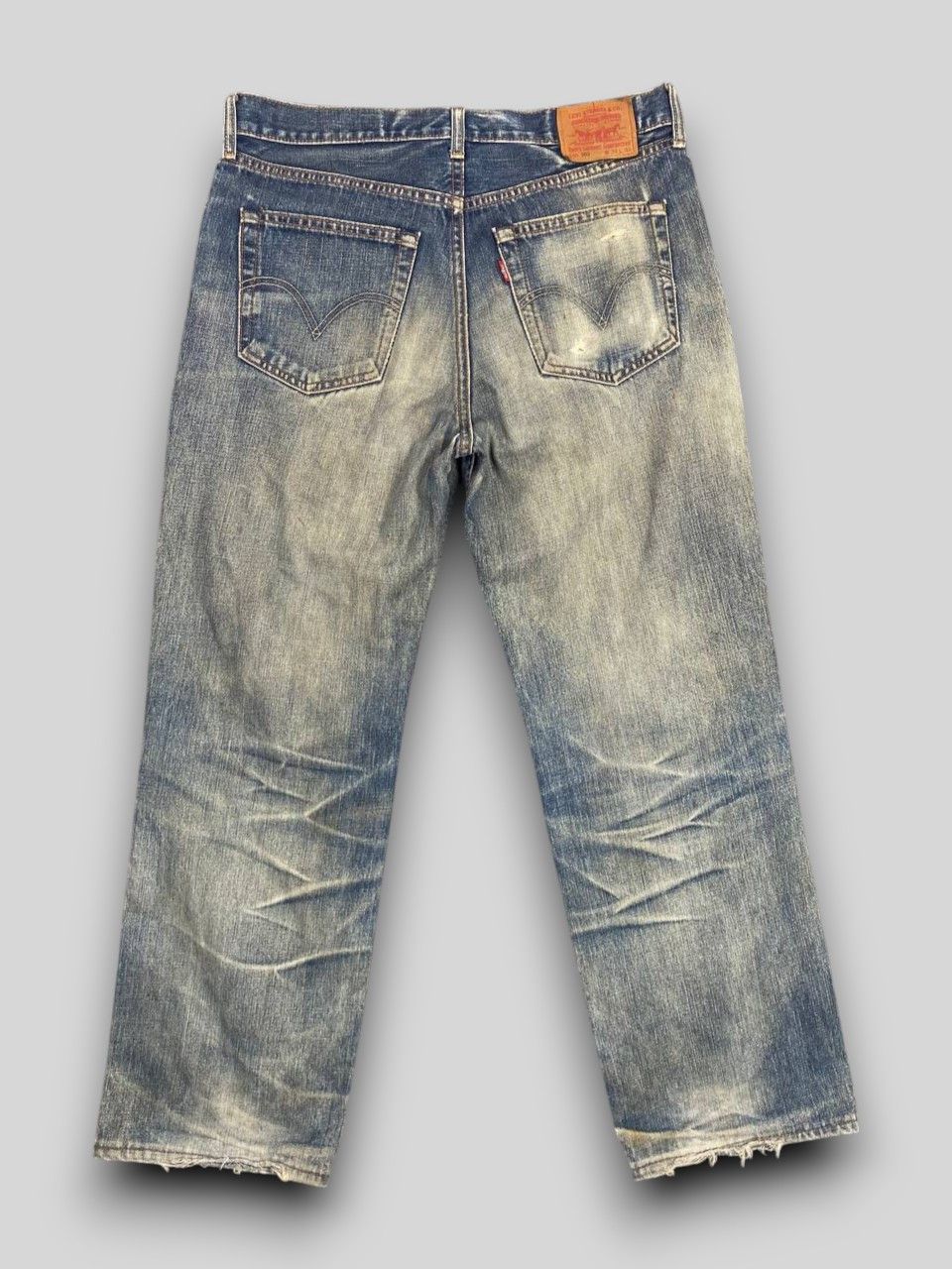 Levi's vintage levis 502 rusty distressed denim nice design Size US 36 / EU 52 - 2 Thumbnail