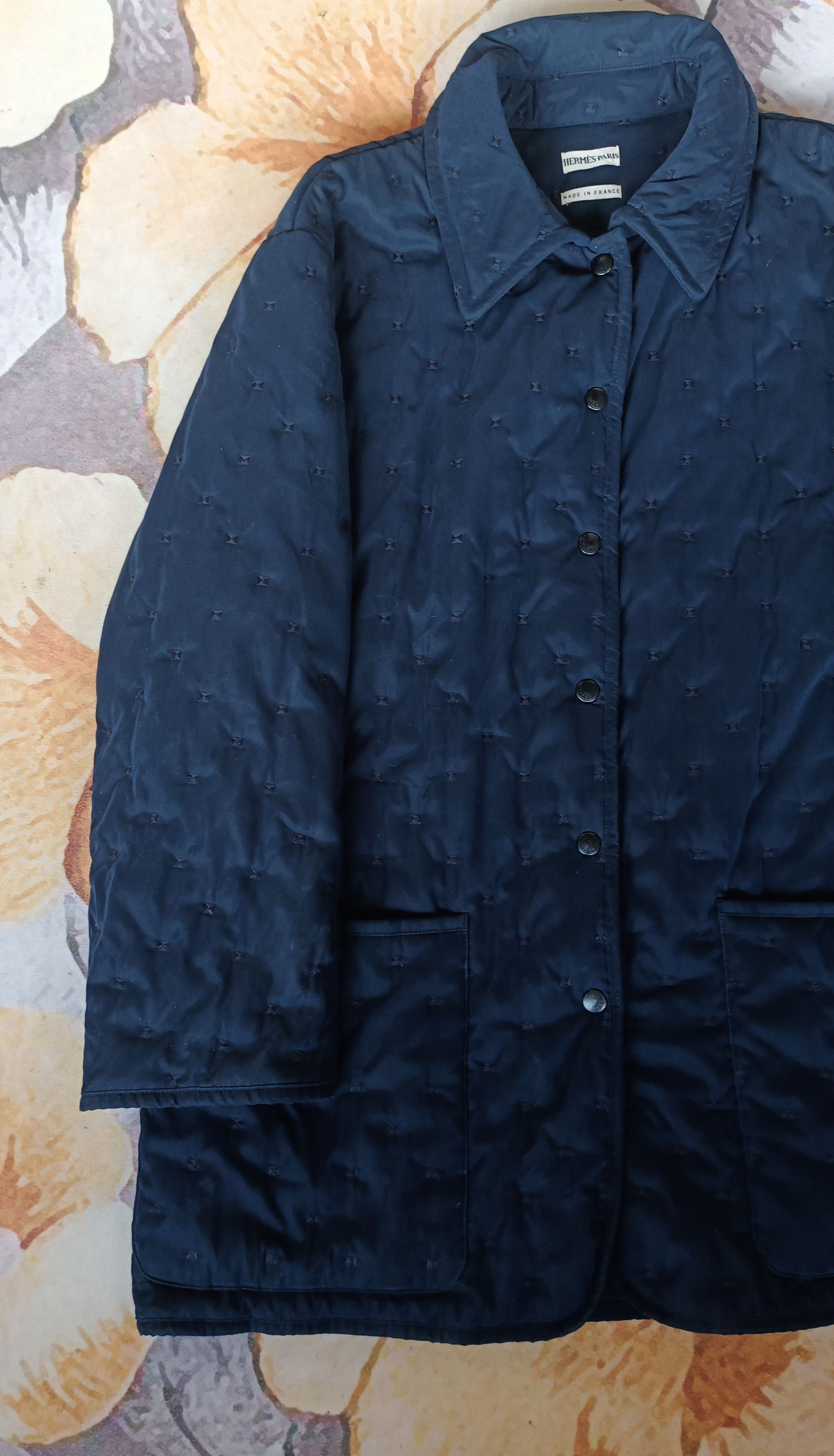 Hermes Hermes by Margiela Blue Quilted Jacket Size US L / EU 52-54 / 3 - 5 Thumbnail