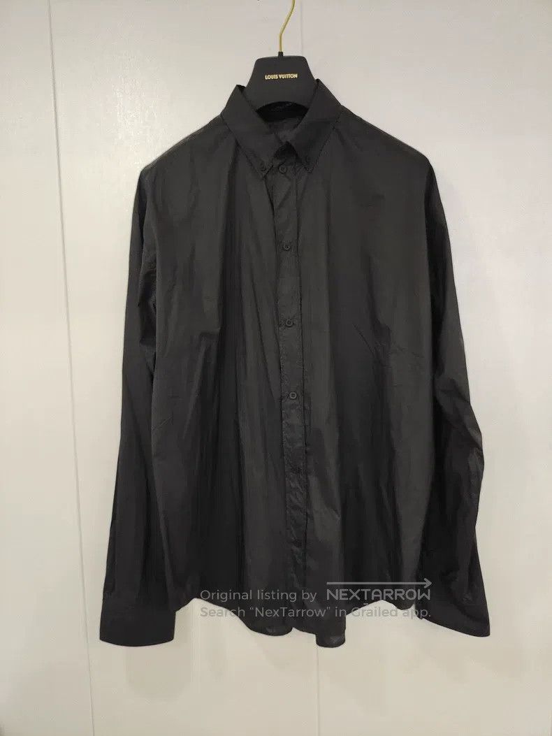 Balenciaga Balenciaga Black Long Sleeve Shirt Size US S / EU 44-46 / 1 - 1 Thumbnail