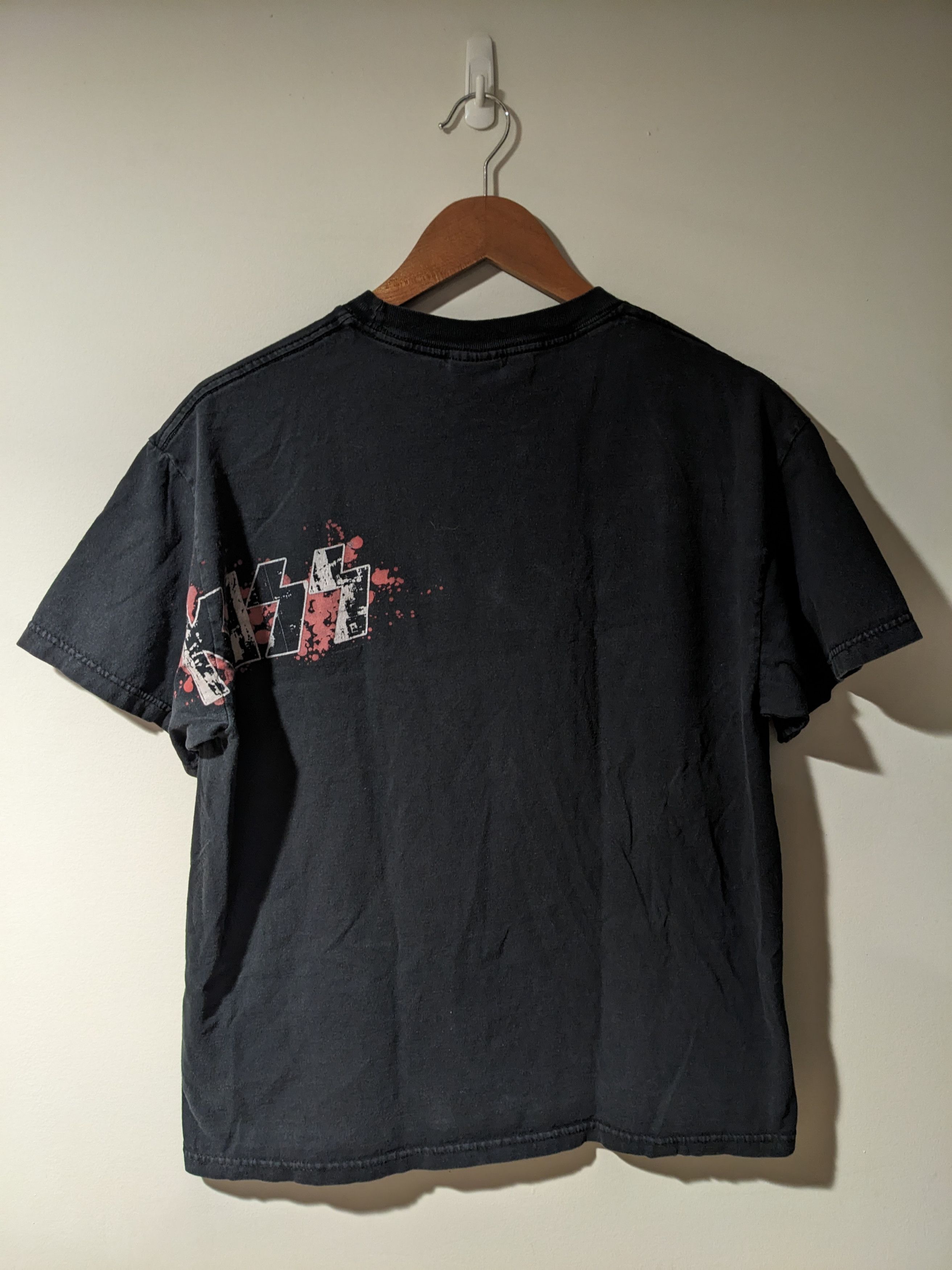 KISS × Vintage Vintage Y2K Kiss Band Tour Wings Center Logo Large T-Shirt Size US L / EU 52-54 / 3 - 4 Thumbnail