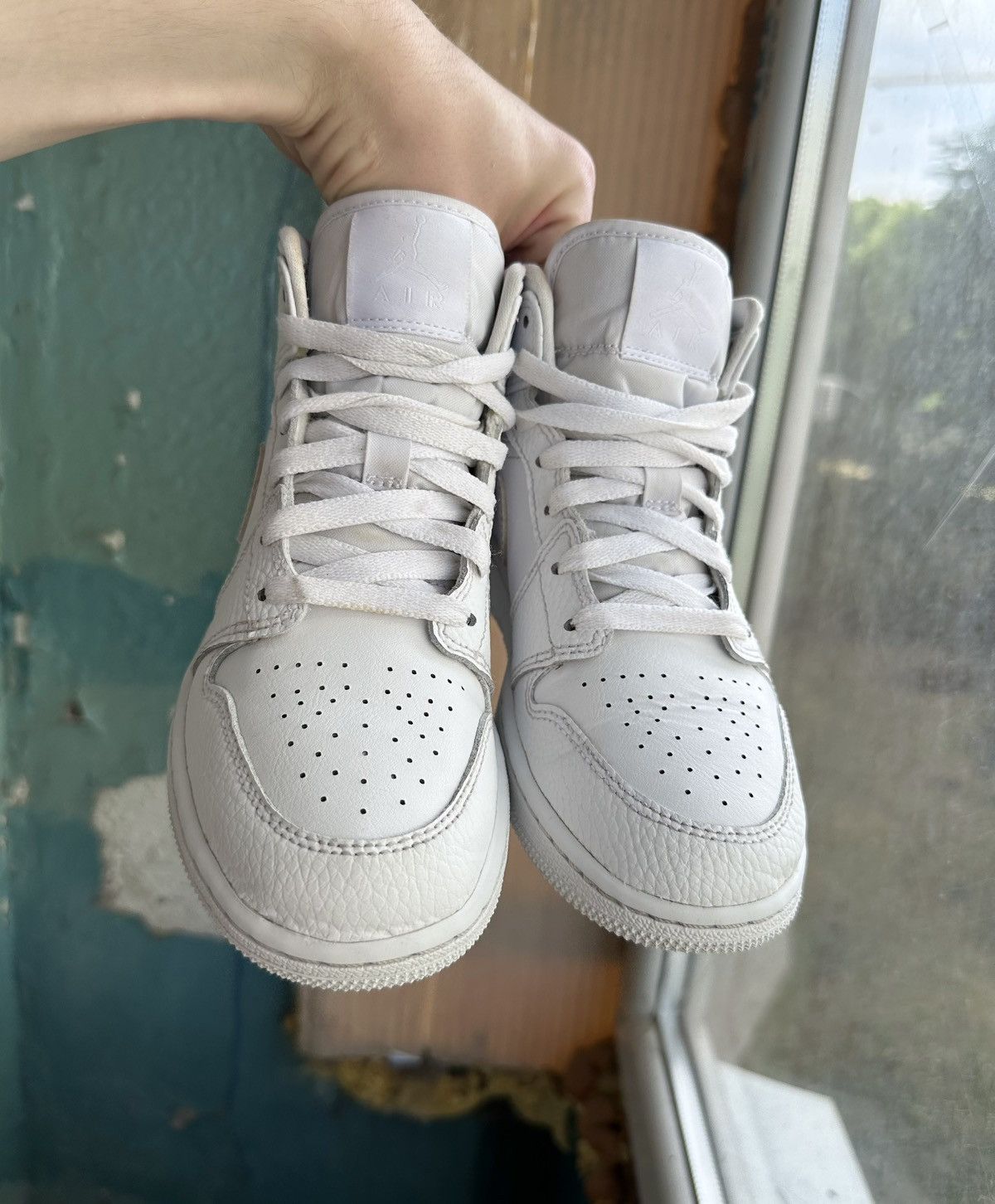 Nike Nike Air Jordan 1 Triple White 6,5Us/4Uk/37-37,5 Eur/23,5 Cm Size US 6 / IT 36 - 4 Thumbnail