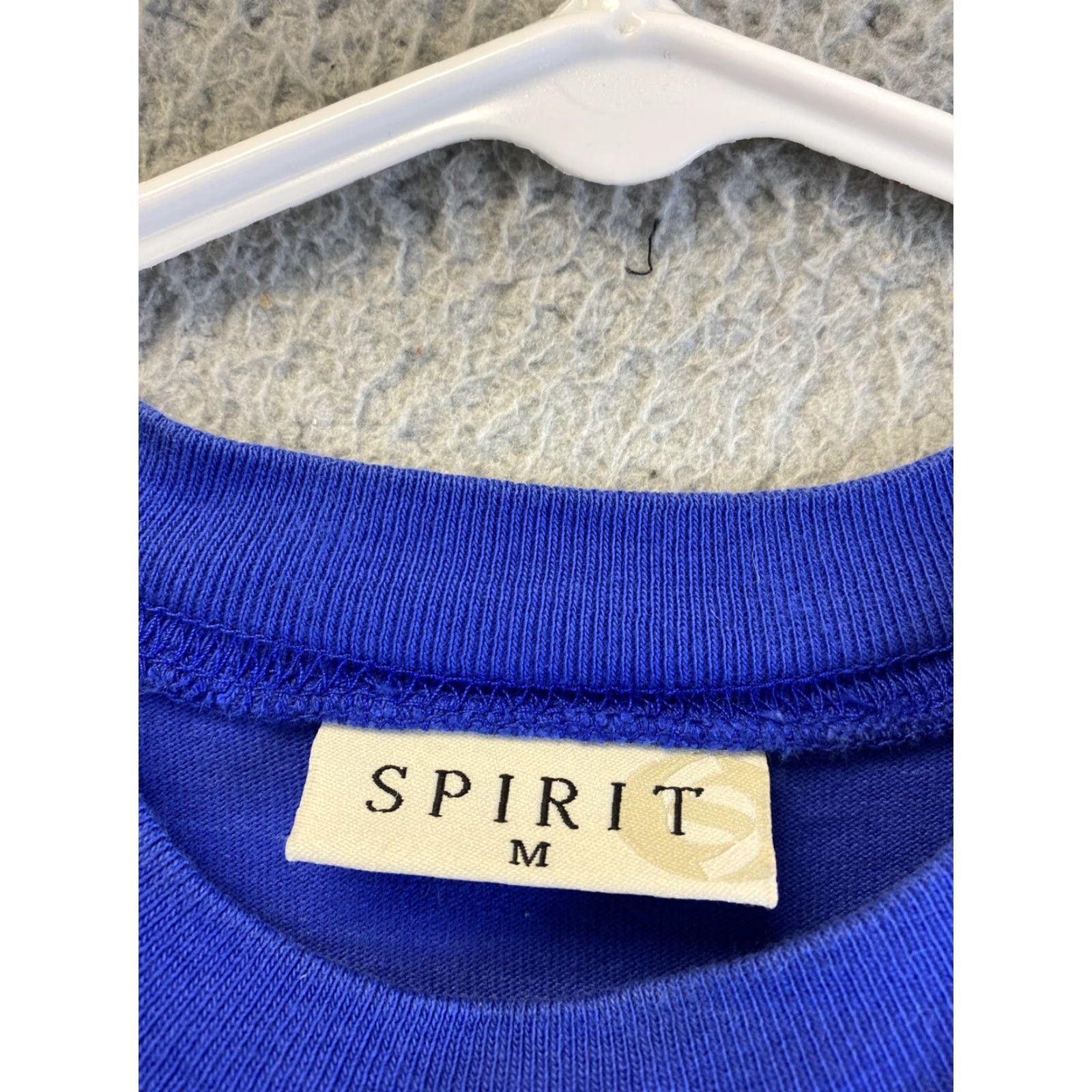 ESPIRIT VINTAGE Spirit Jersey COLBY T-Shirt Women's Medium Long Sleeve Blue Casual Sports 80s Womens Size M / US 6-8 / IT 42-44 - 5 Thumbnail