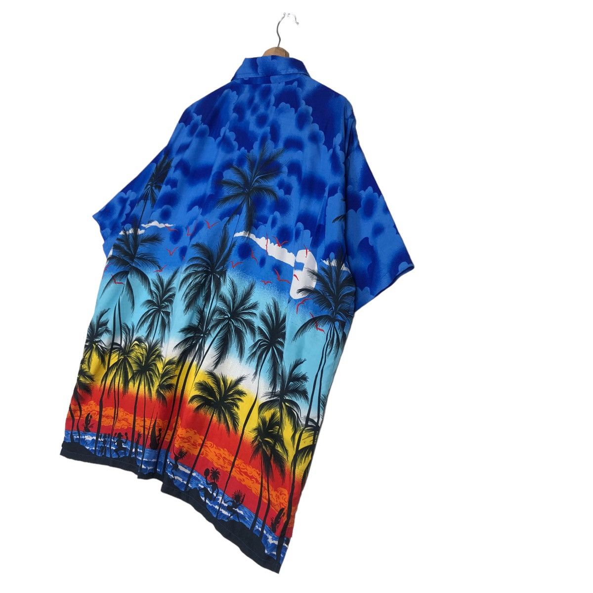 Japanese Brand Vintage Hawaii Shirt Button Over Print Rima Toyo Enterprise Size US XXL / EU 58 / 5 - 10 Thumbnail