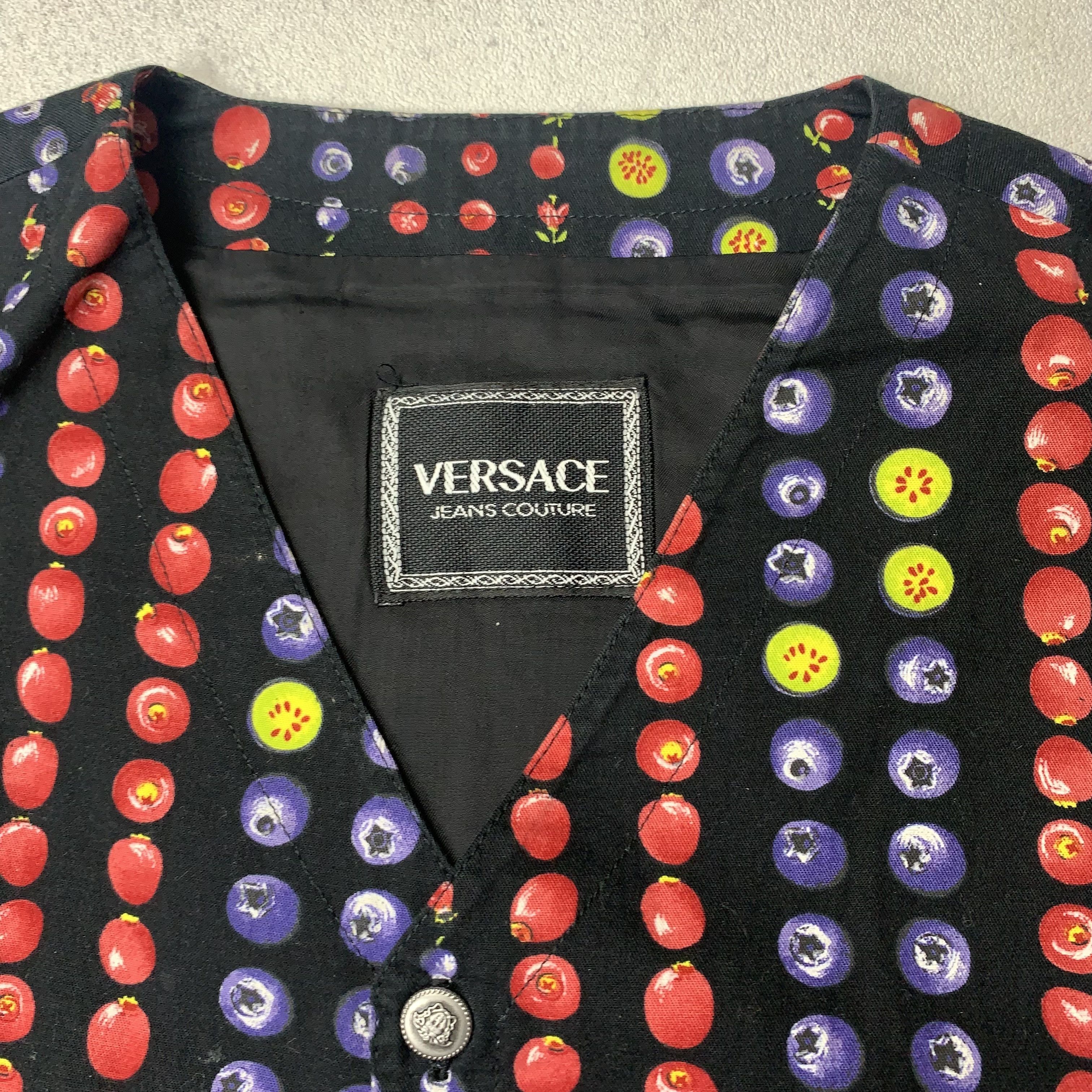 Versace Vintage Versace Jeans Couture Vest Size US L / EU 52-54 / 3 - 4 Thumbnail