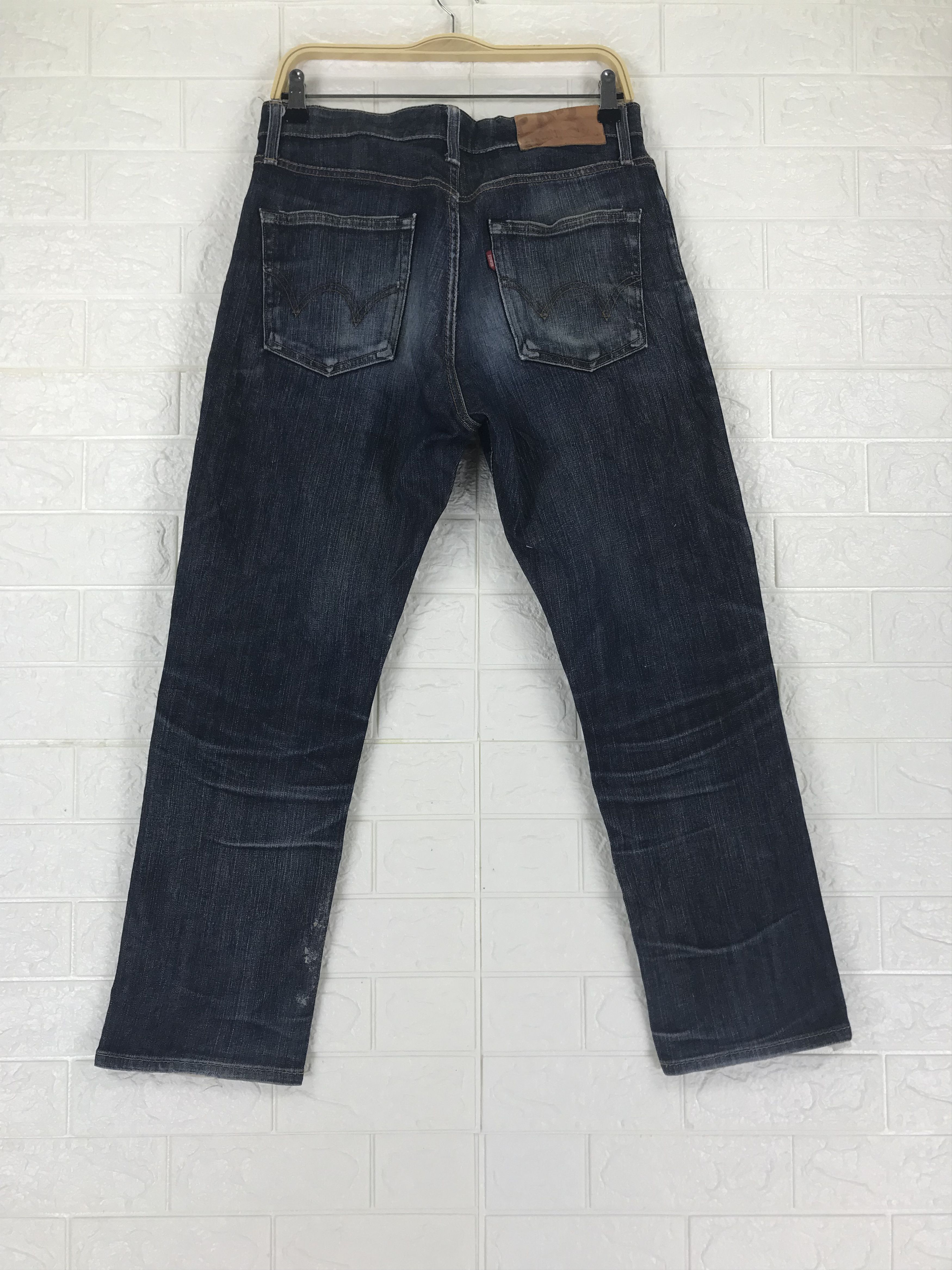 Edwin Vintage Edwin 503 Japanese Blue Ripped Jeans Size US 31 - 5 Thumbnail