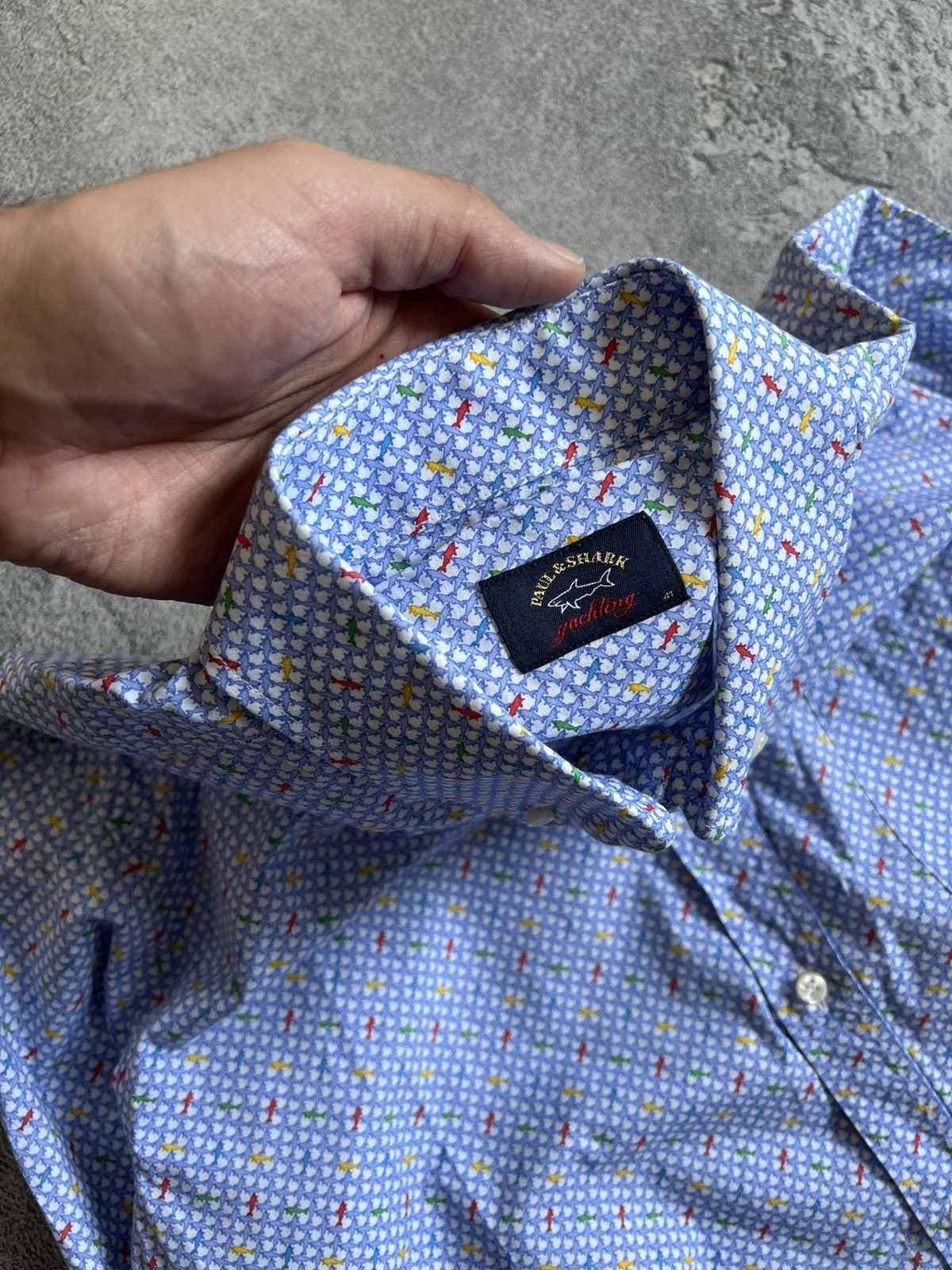 Paul & Shark Men’s Paul & Shark Yachting Long Sleeve Button Shirt Sz 41 Size US L / EU 52-54 / 3 - 7 Thumbnail