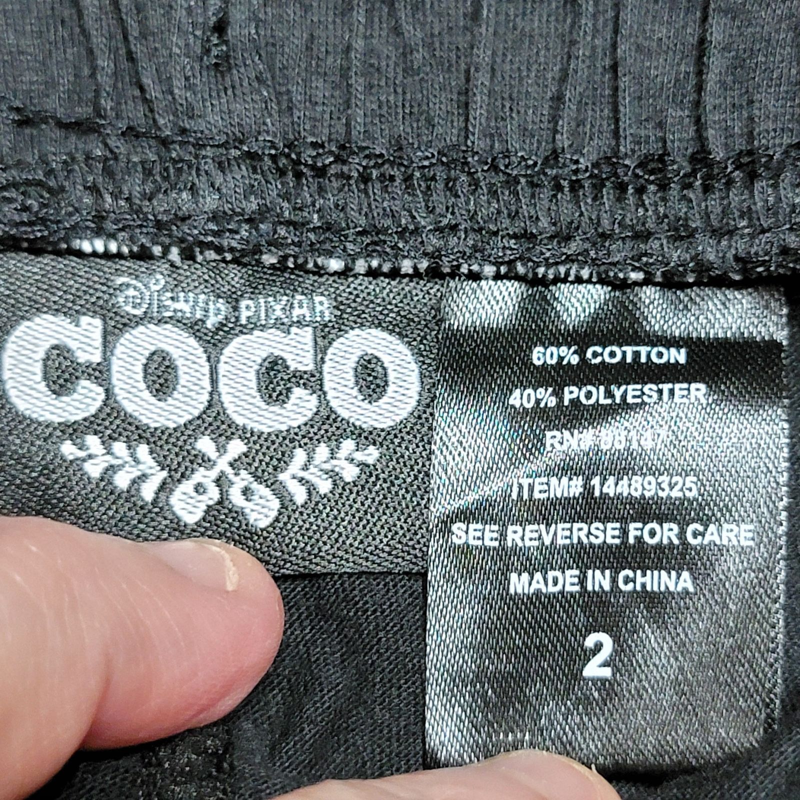 Disney Disney Pixar Coco Pull-On Pants Sugar Skull Characters - 2 Size 26" / US 2 / IT 38 - 5 Thumbnail