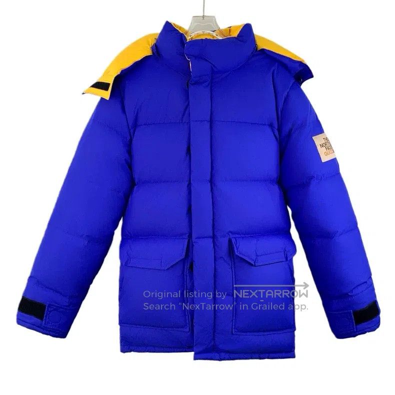 Gucci Gucci Co-branded blue logo decal hooded long-sleeved down Size US S / EU 44-46 / 1 - 1 Thumbnail