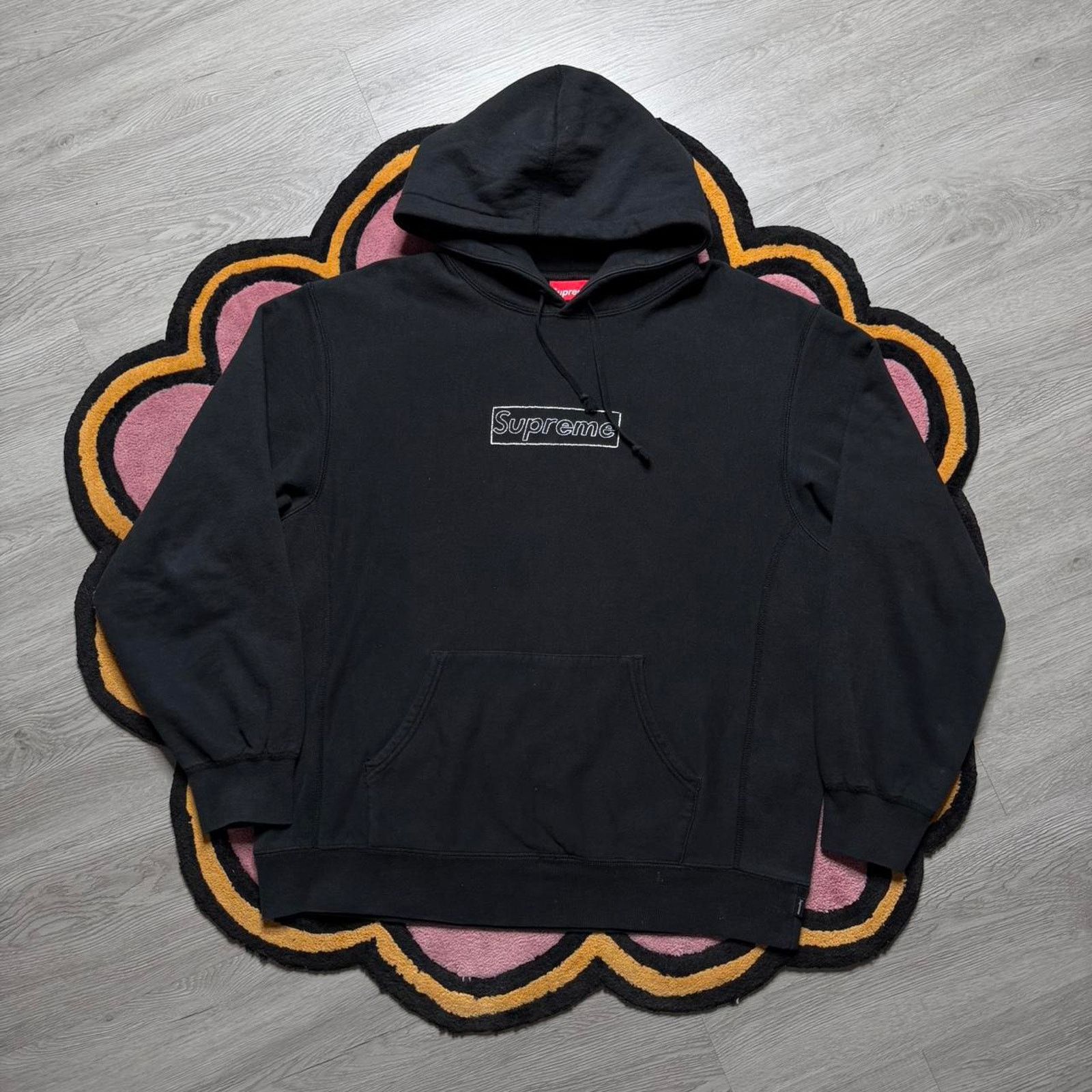 Supreme Kaws Box Logo | Grailed